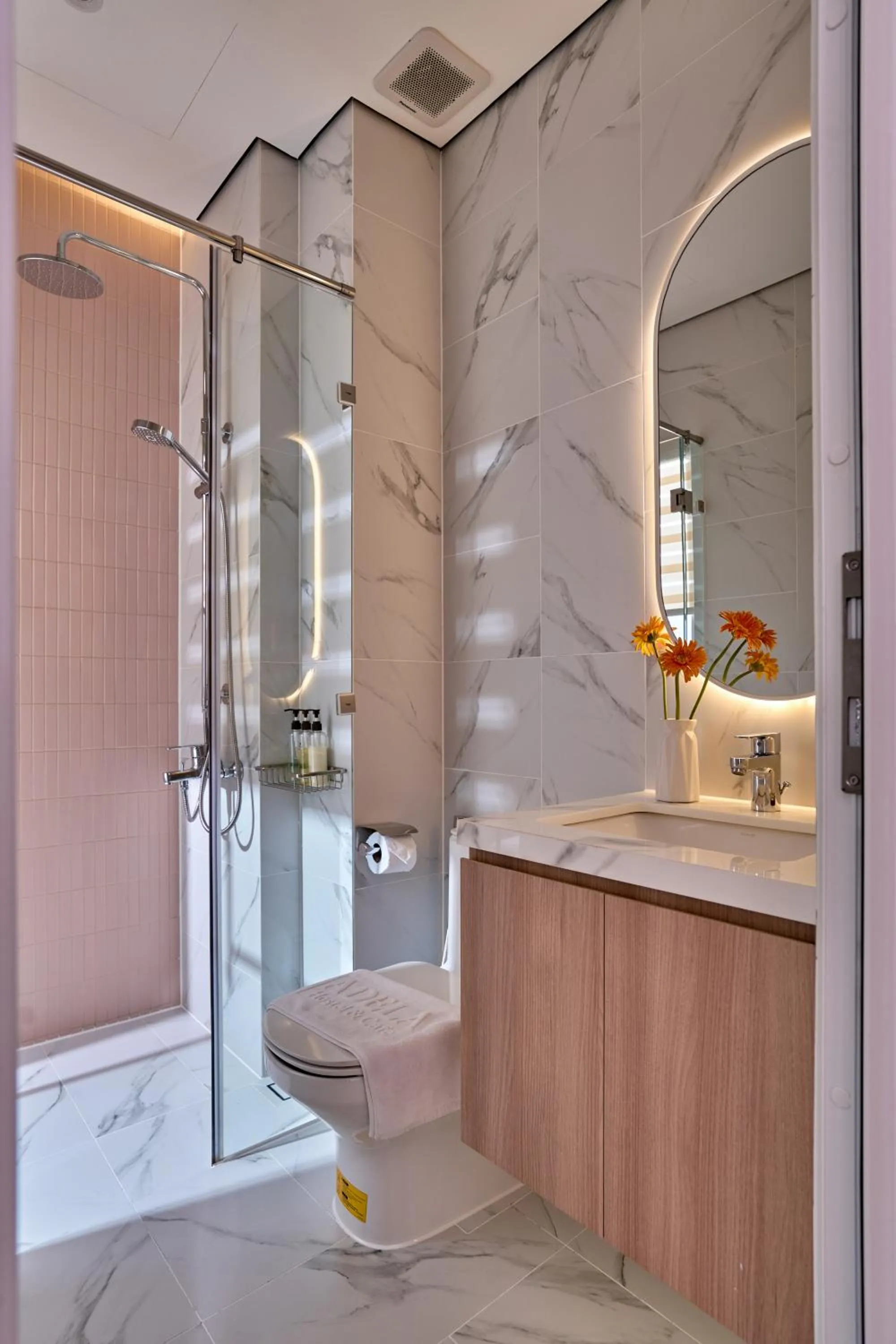 Shower in Adela Hotel Dalat