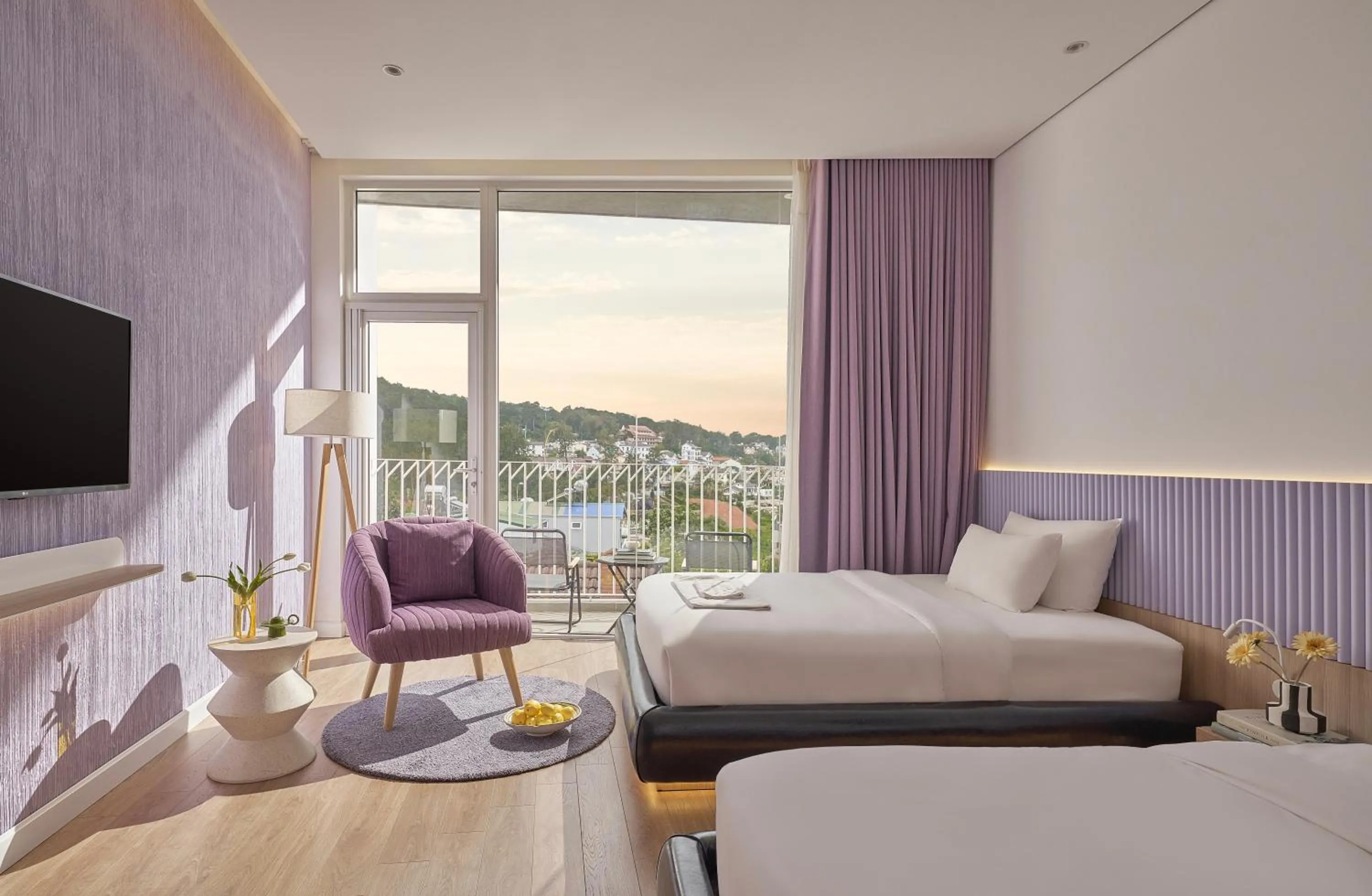 Bed in Adela Hotel Dalat