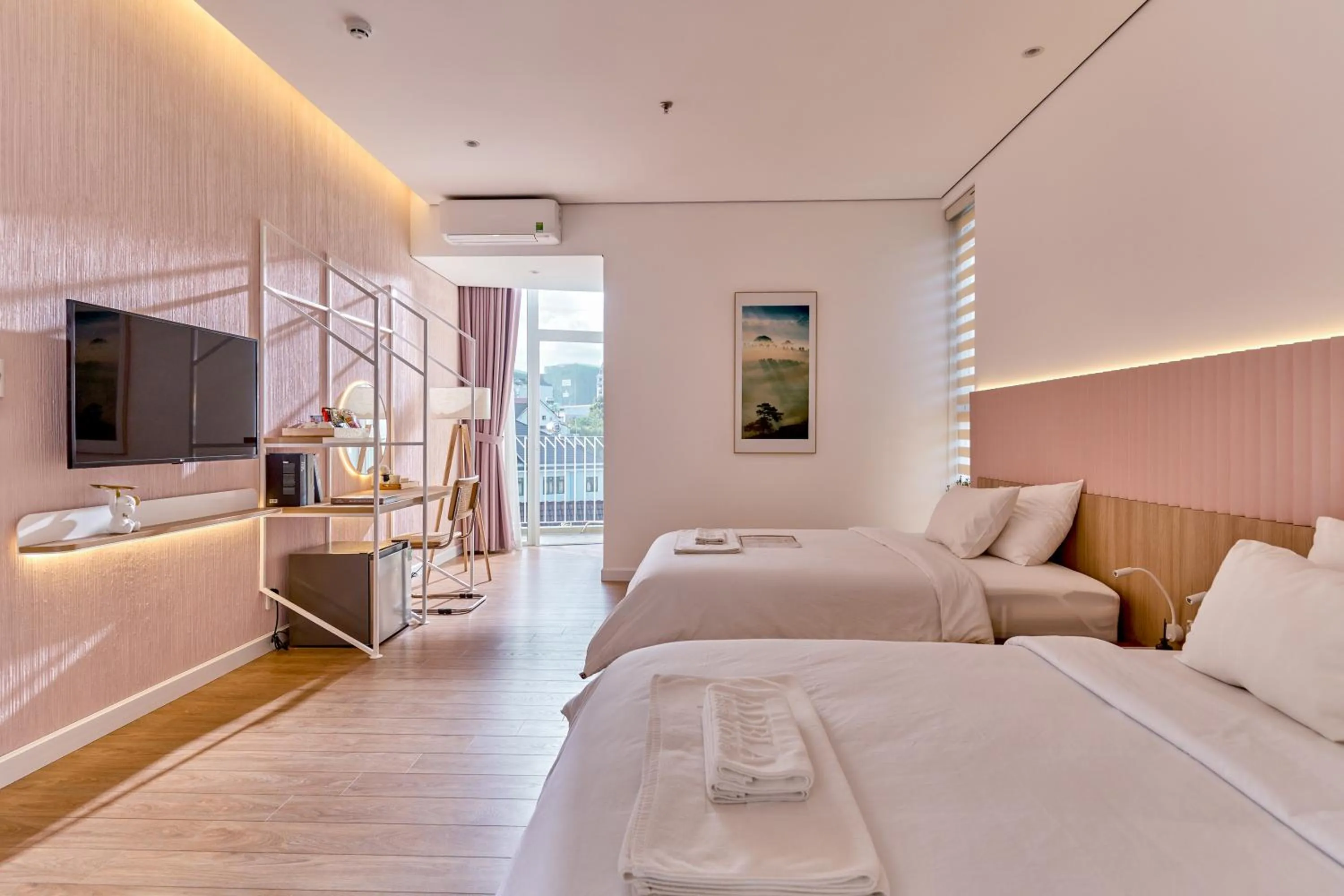 Bed in Adela Hotel Dalat