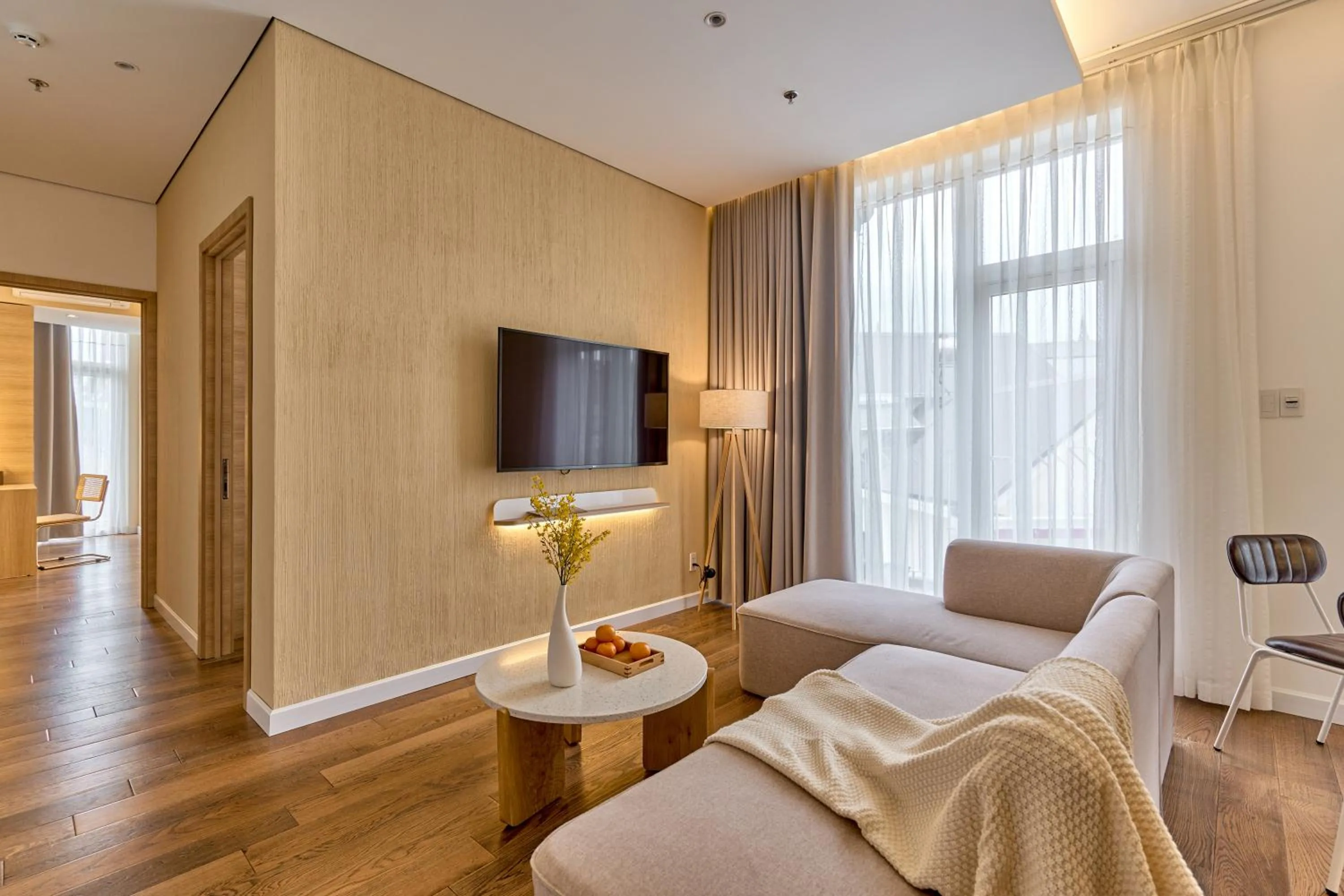 TV and multimedia, Bed in Adela Hotel Dalat