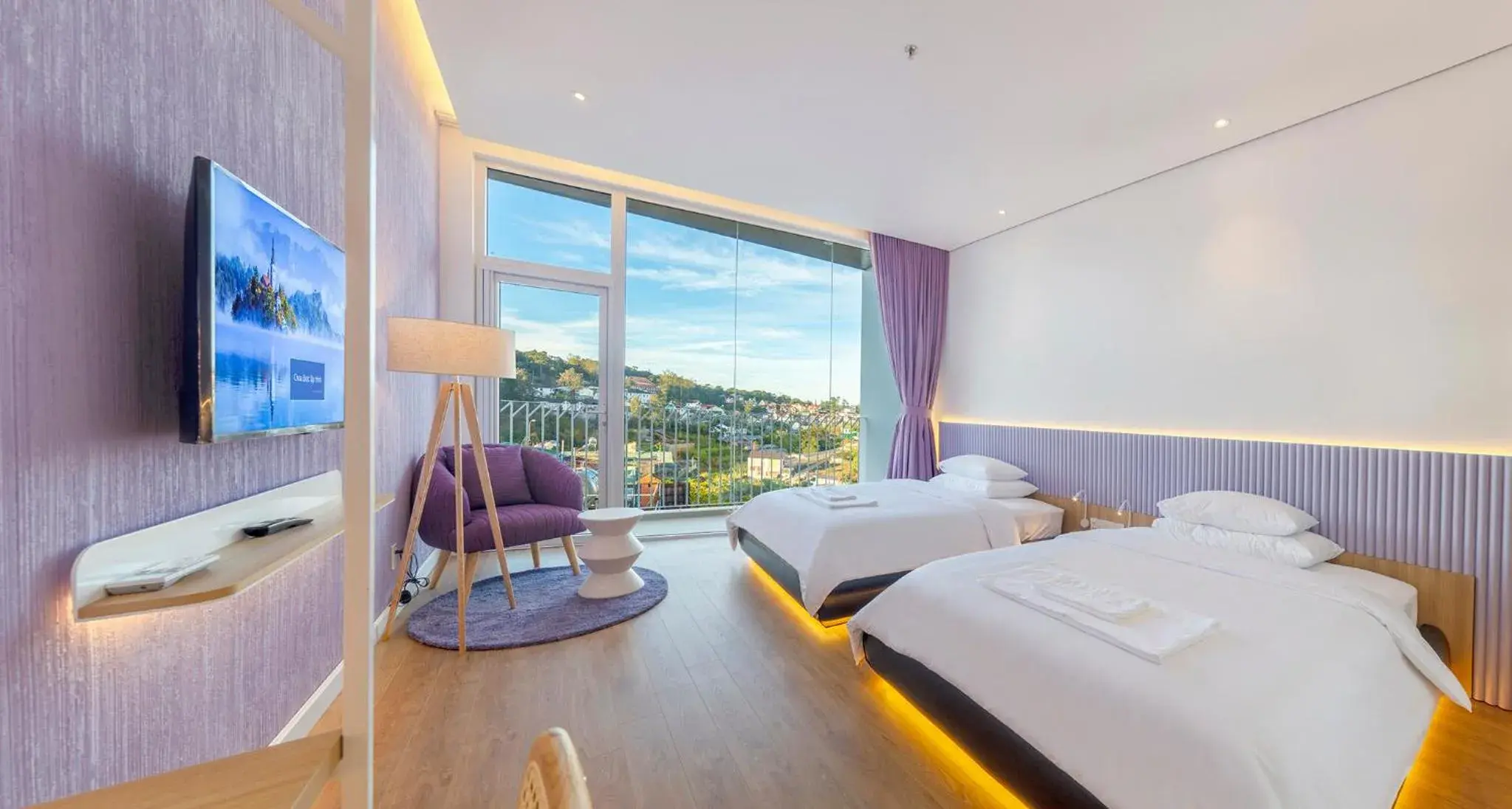 Photo of the whole room, Bed in Adela Hotel Dalat Photo of the whole room, Bed in Adela Hotel Dalat