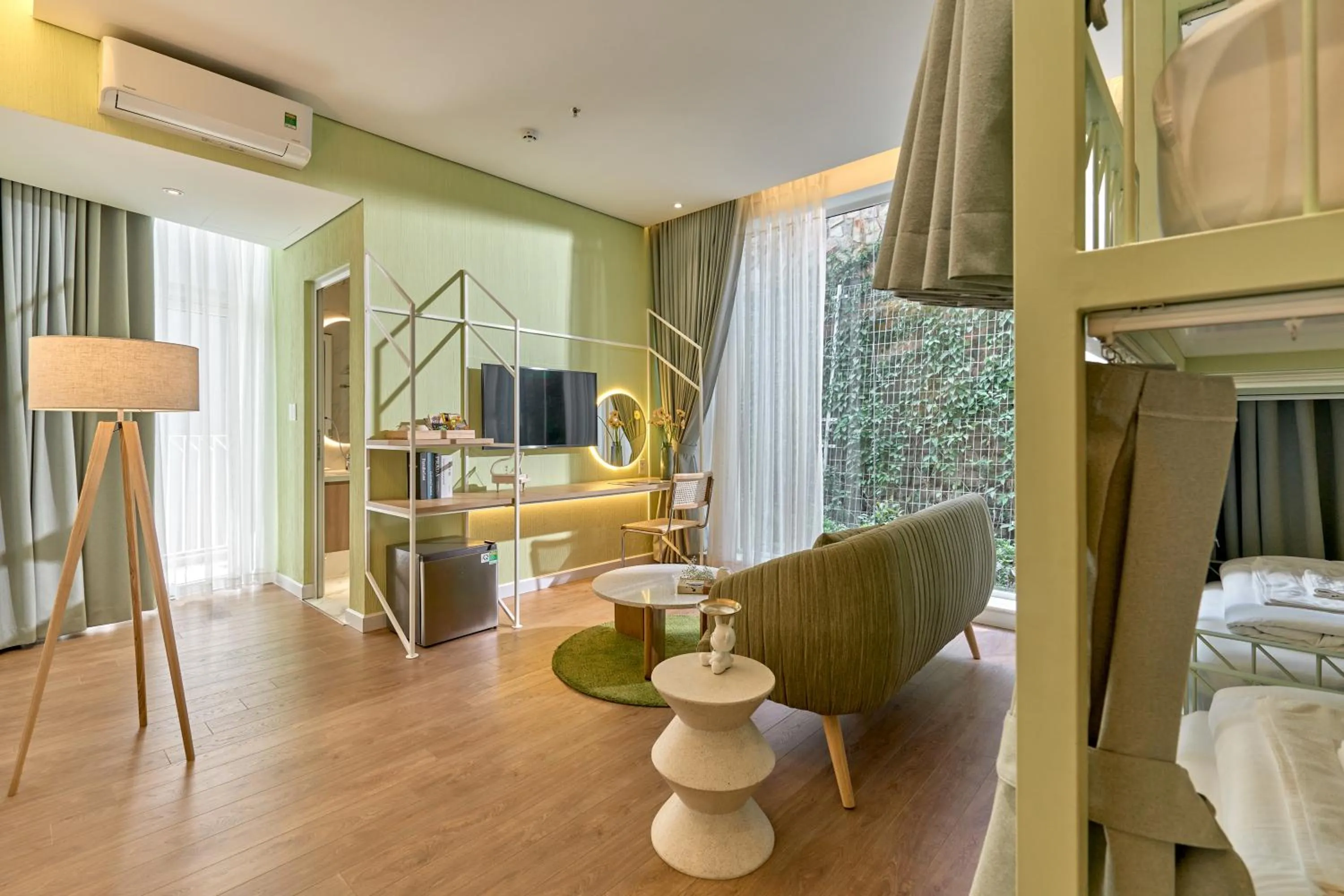 Seating area in Adela Hotel Dalat