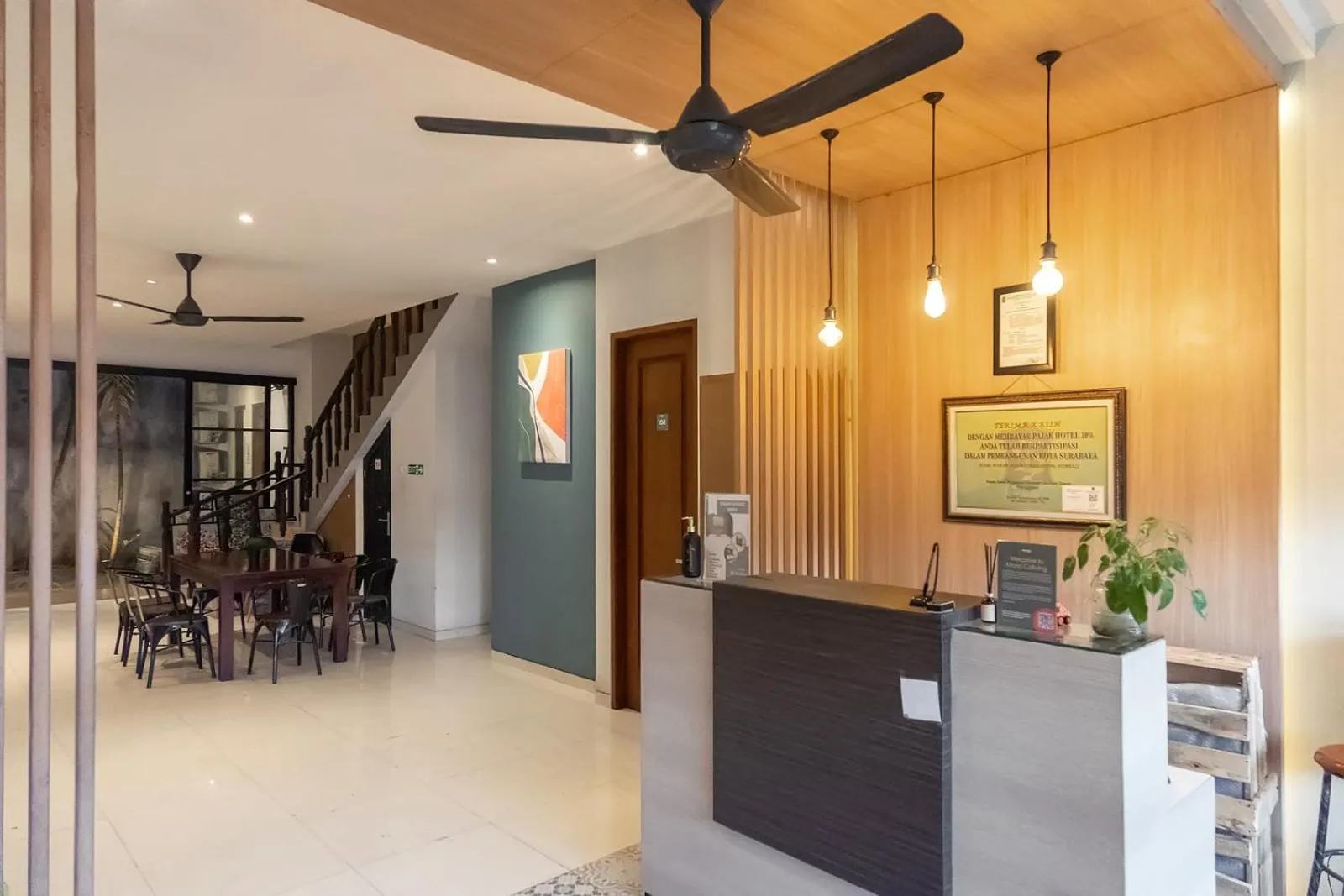 Lobby or reception in Mono Coliving Kencana, Surabaya