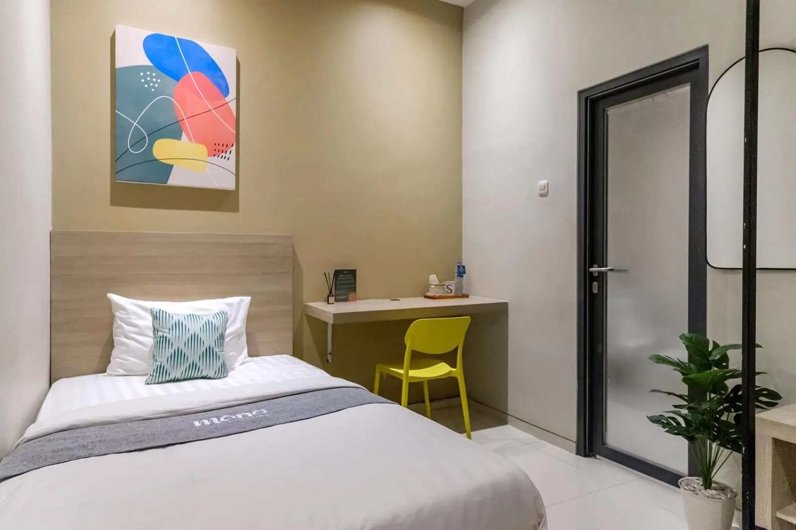 Bedroom, Bed in Mono Coliving Kencana, Surabaya