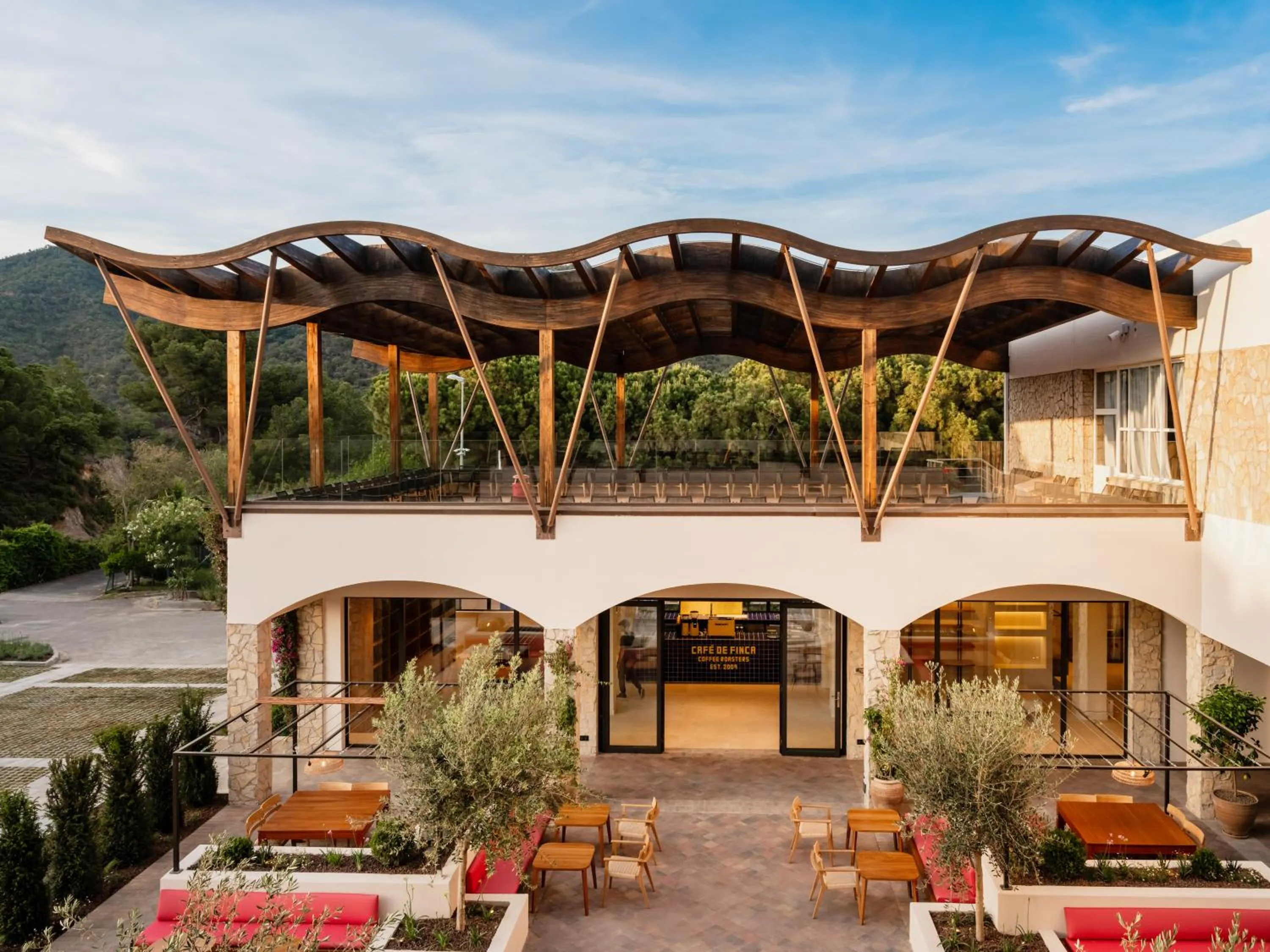 Patio, Property Building in Pola Giverola Resort