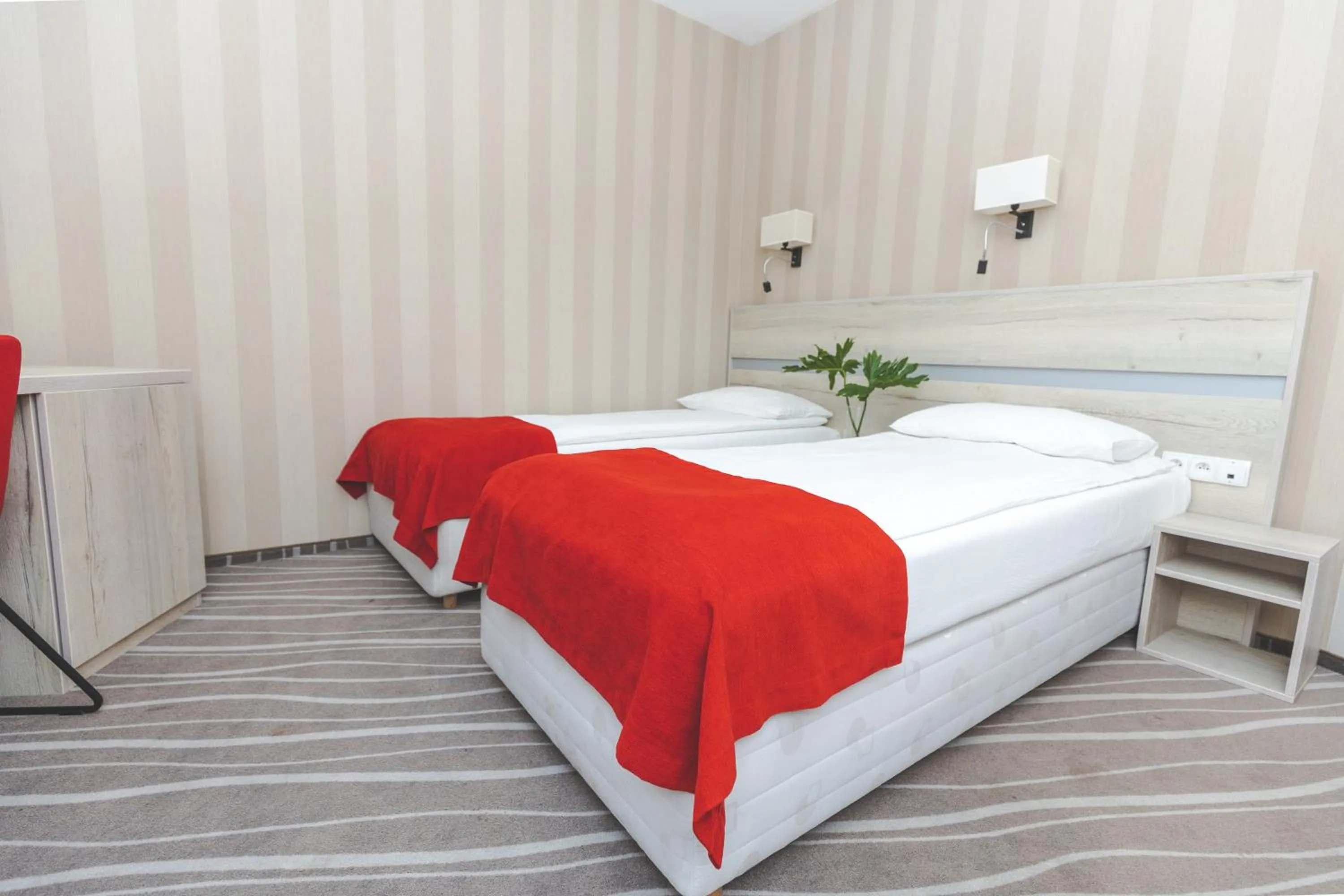 Bed in Hotel Akwawit