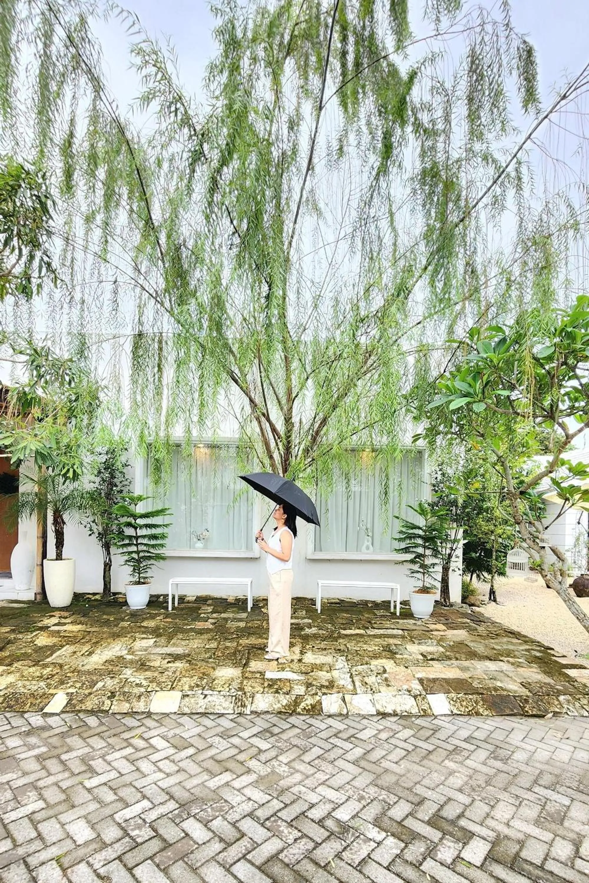 Patio in Floraison Living Villa Yogyakarta