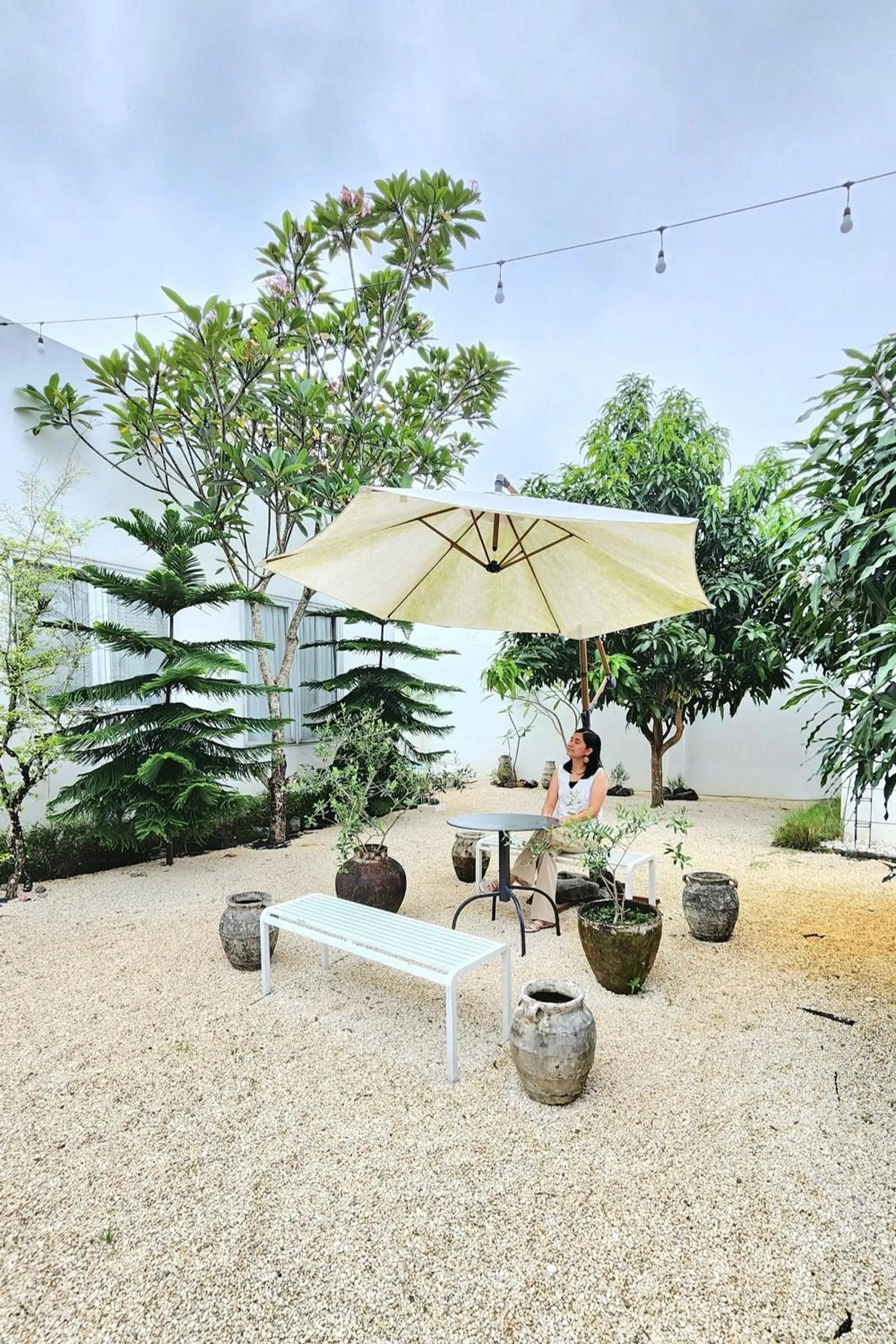 Patio in Floraison Living Villa Yogyakarta