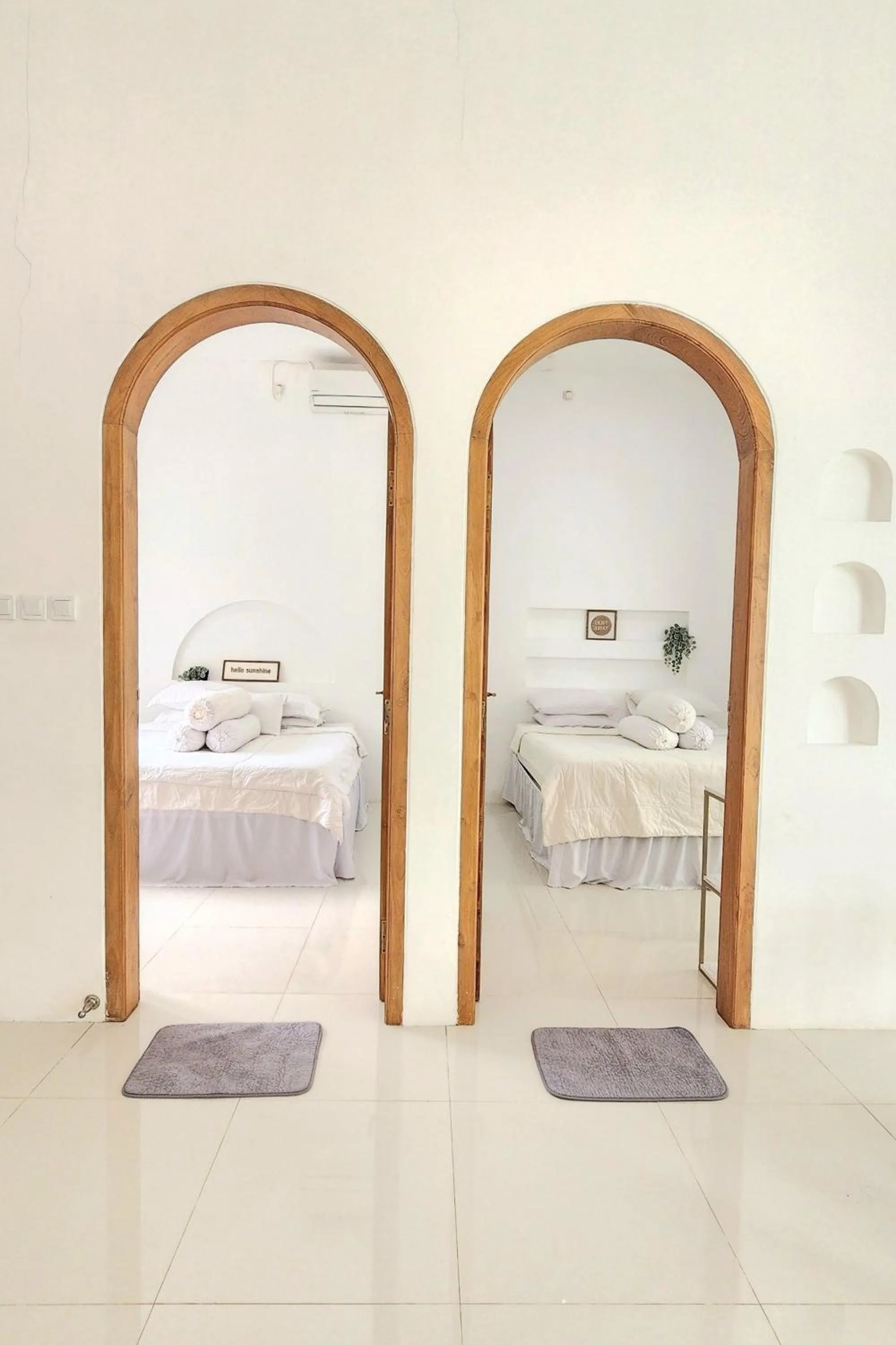 Bedroom in Floraison Living Villa Yogyakarta