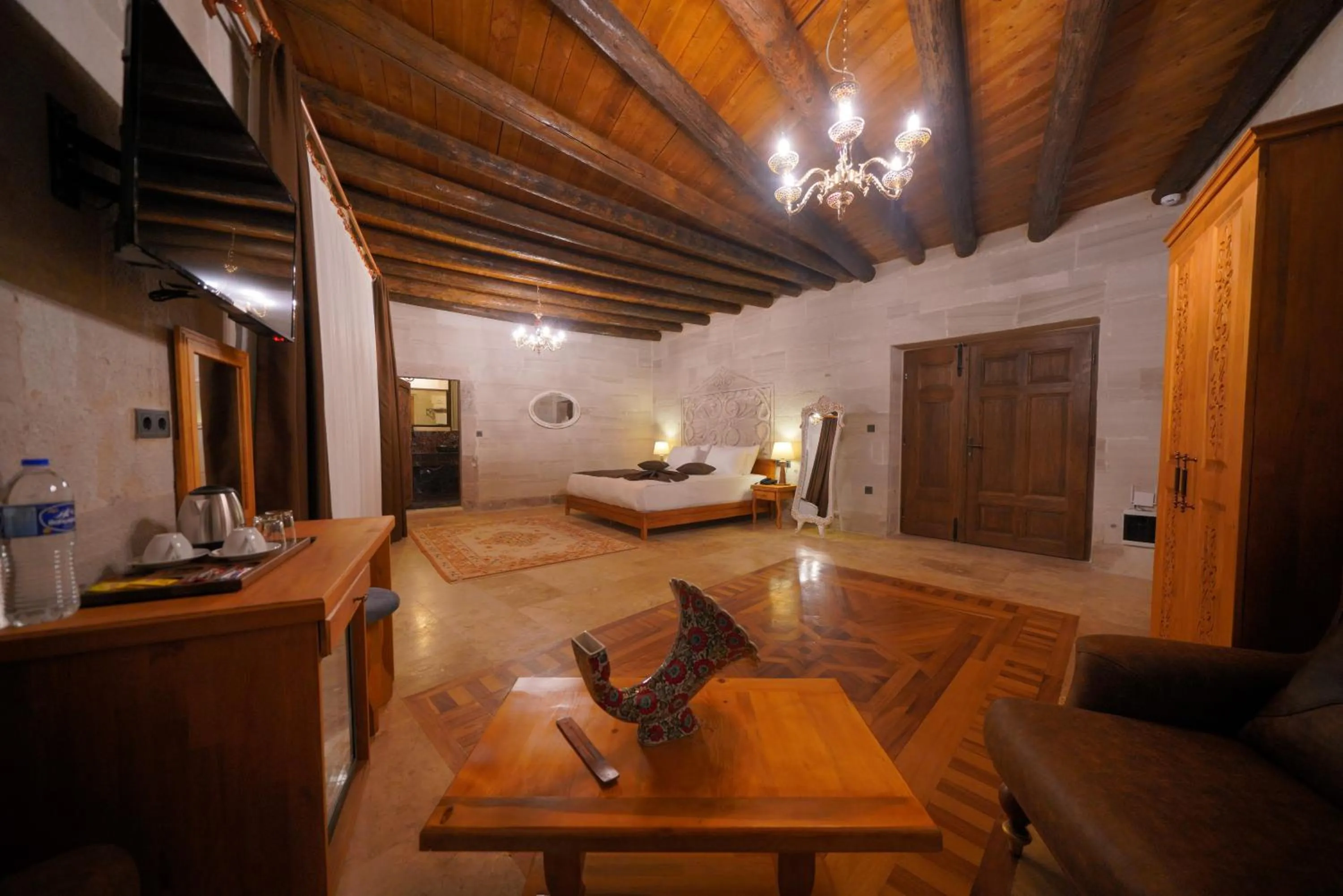 Bed in Cappadocia Secret Hill Cave Suites