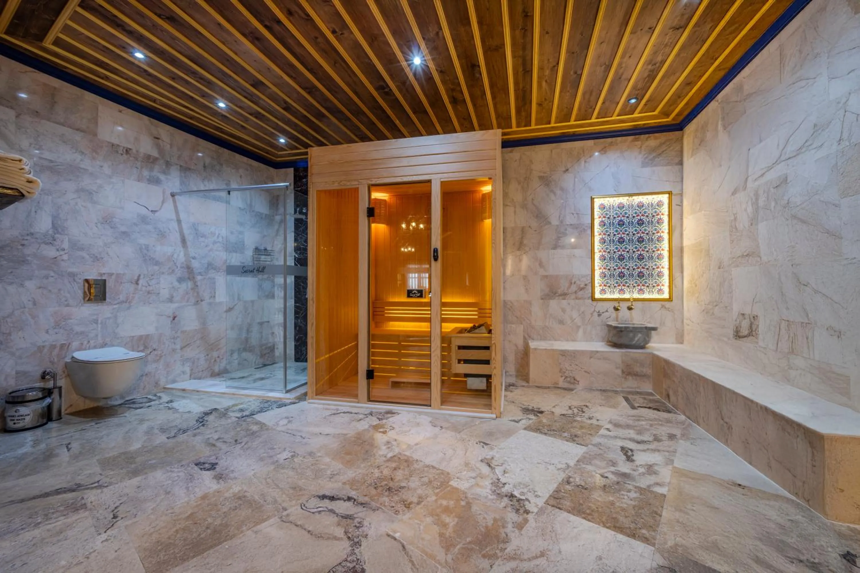 Shower in Cappadocia Secret Hill Cave Suites