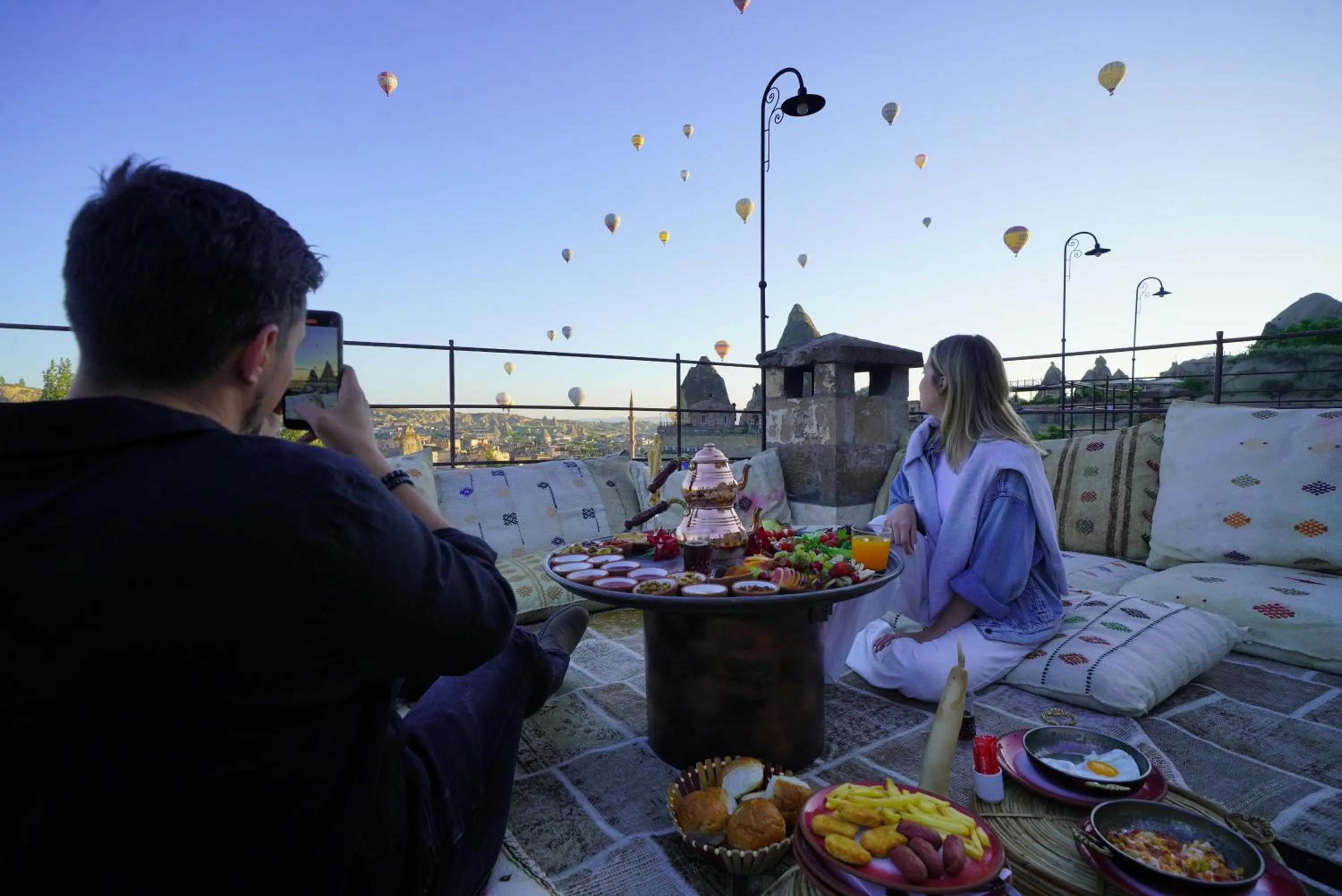Patio in Cappadocia Secret Hill Cave Suites