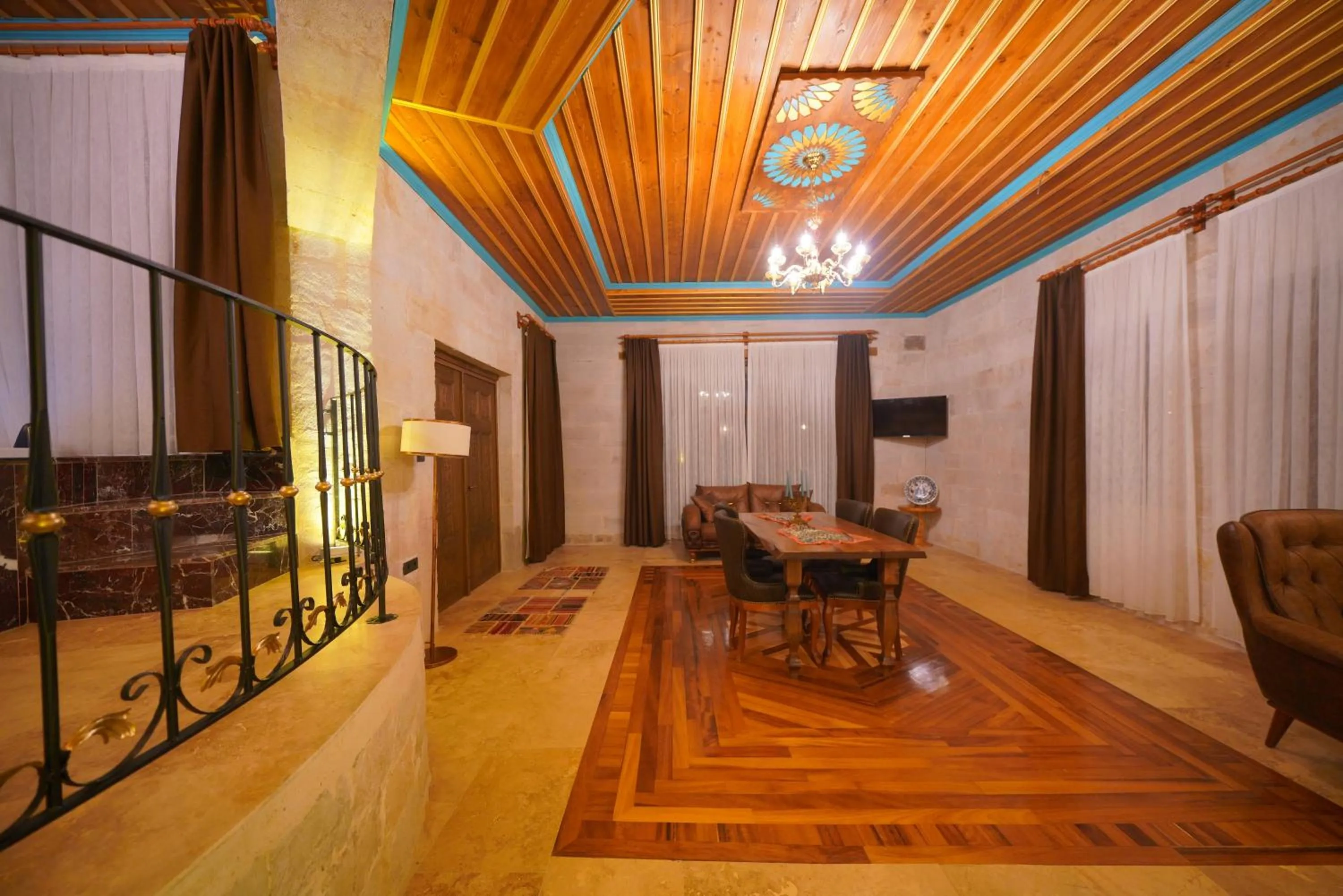 Living room in Cappadocia Secret Hill Cave Suites