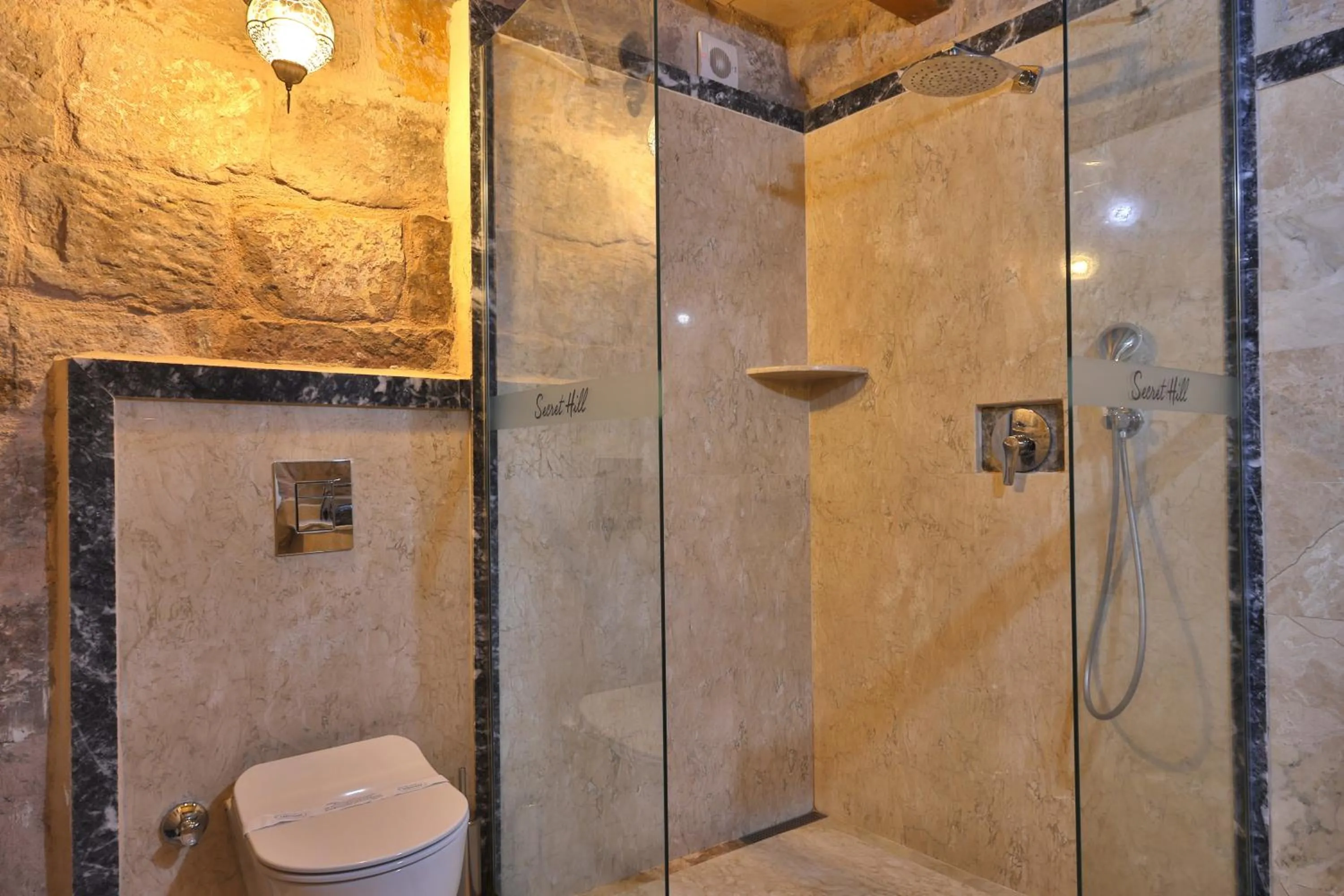 Shower in Cappadocia Secret Hill Cave Suites