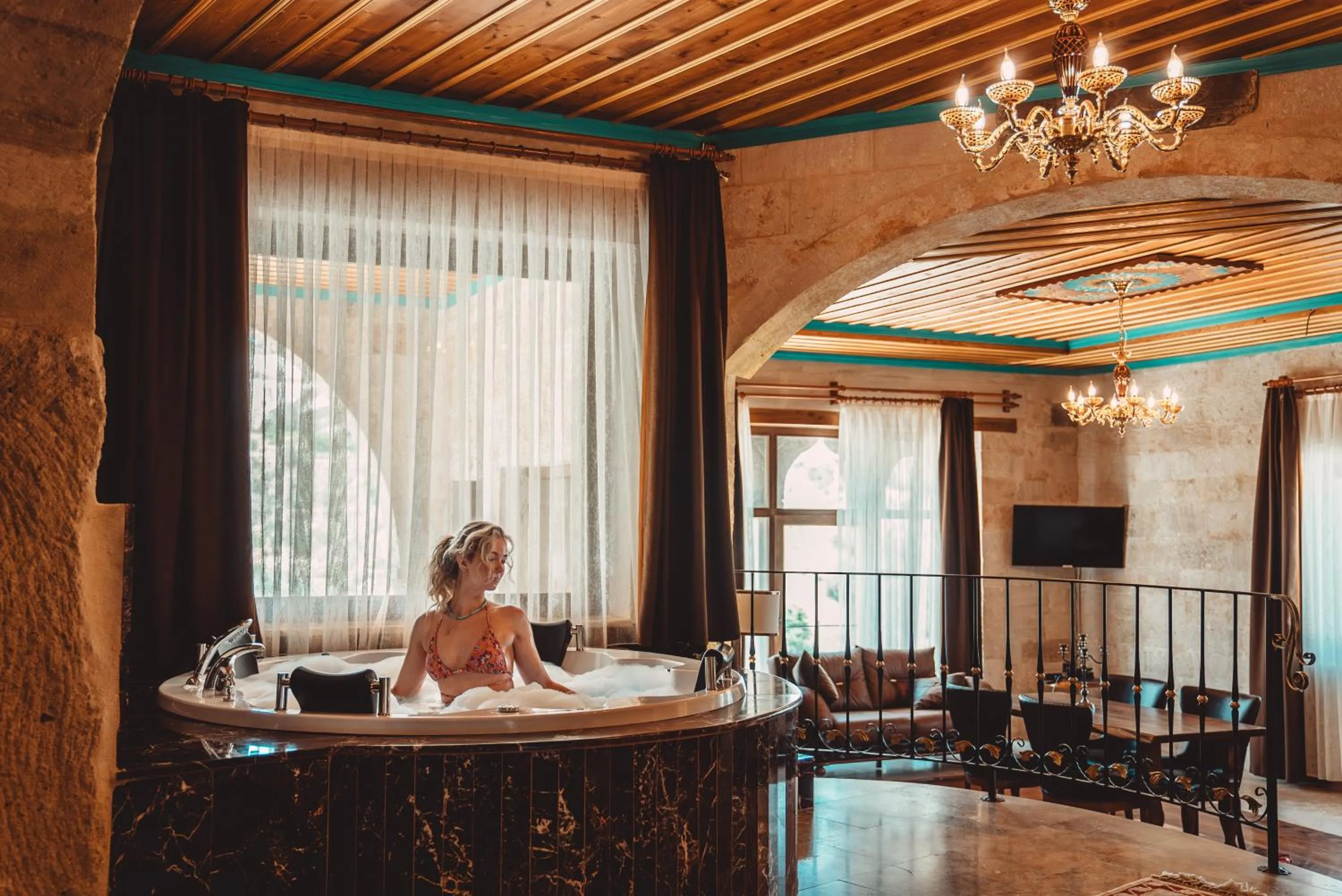 Living room in Cappadocia Secret Hill Cave Suites