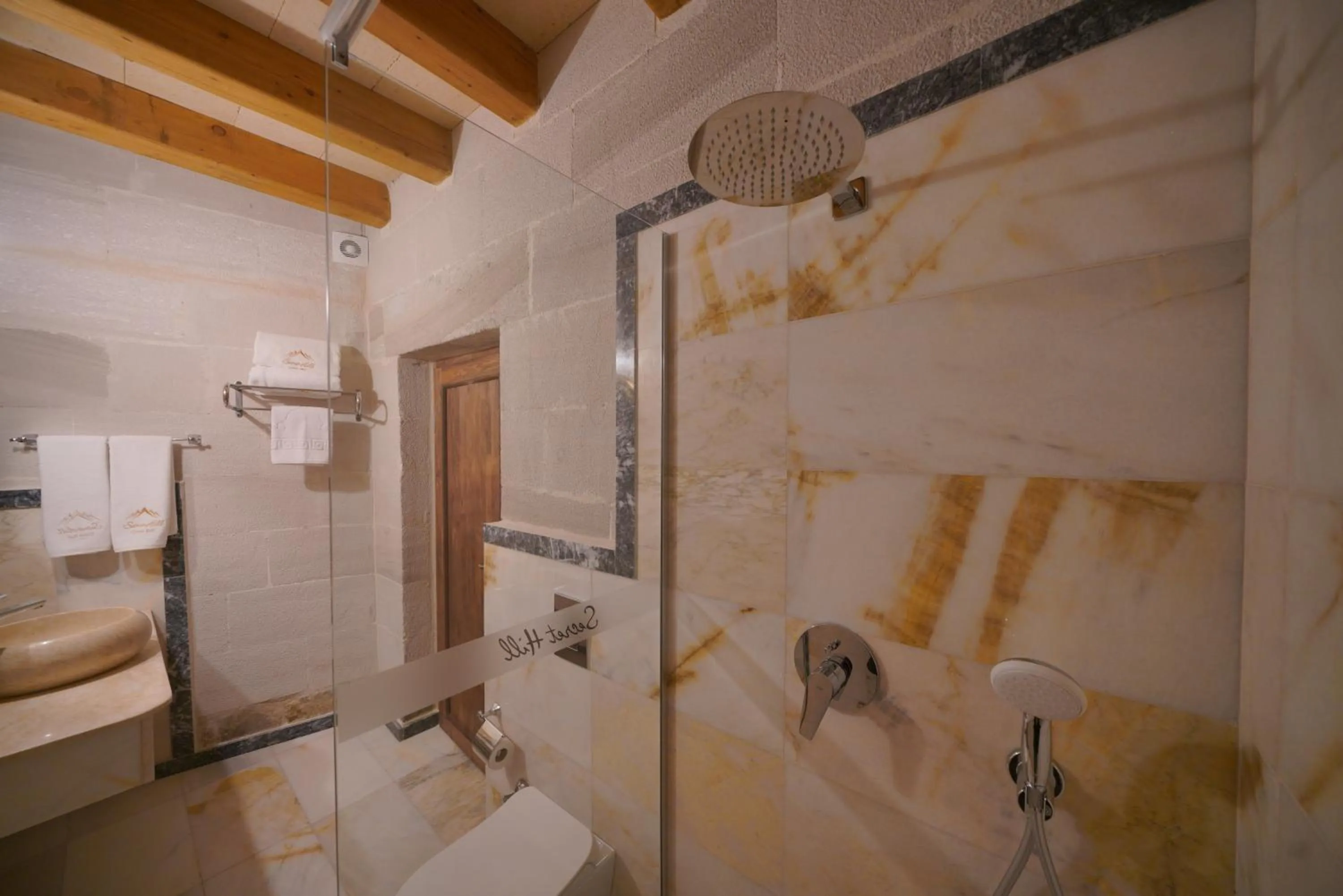 Shower in Cappadocia Secret Hill Cave Suites