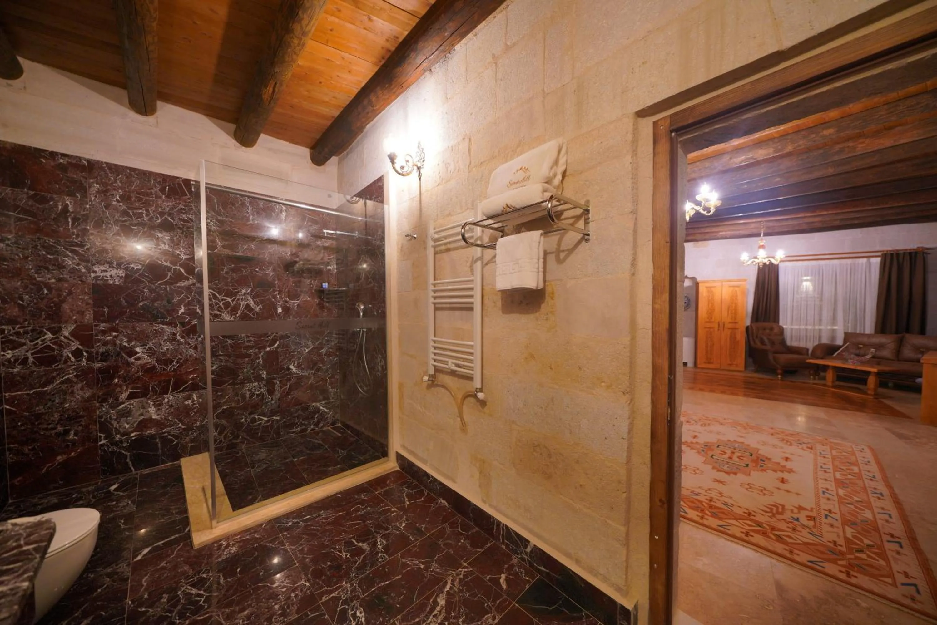 Shower in Cappadocia Secret Hill Cave Suites