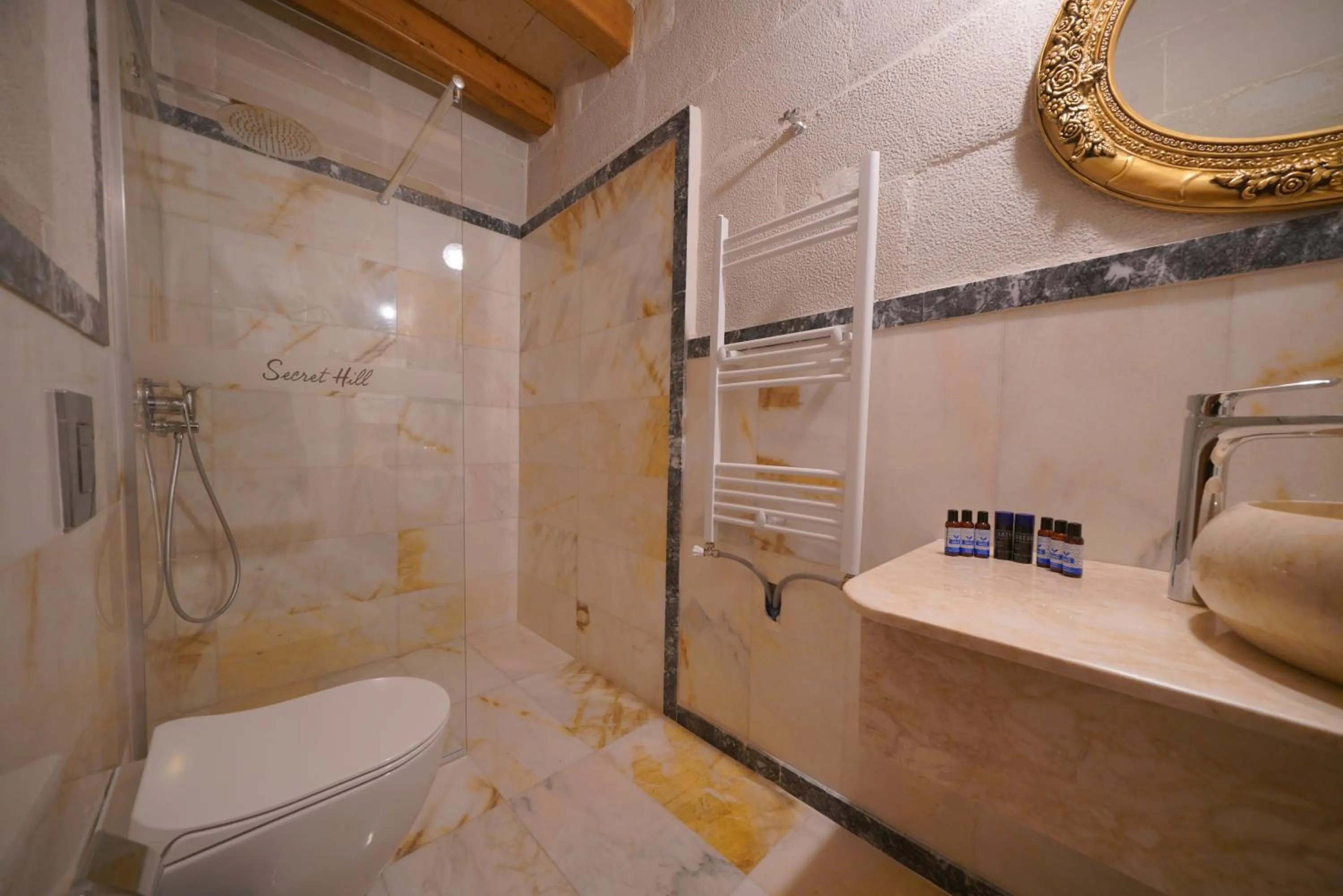 Shower in Cappadocia Secret Hill Cave Suites