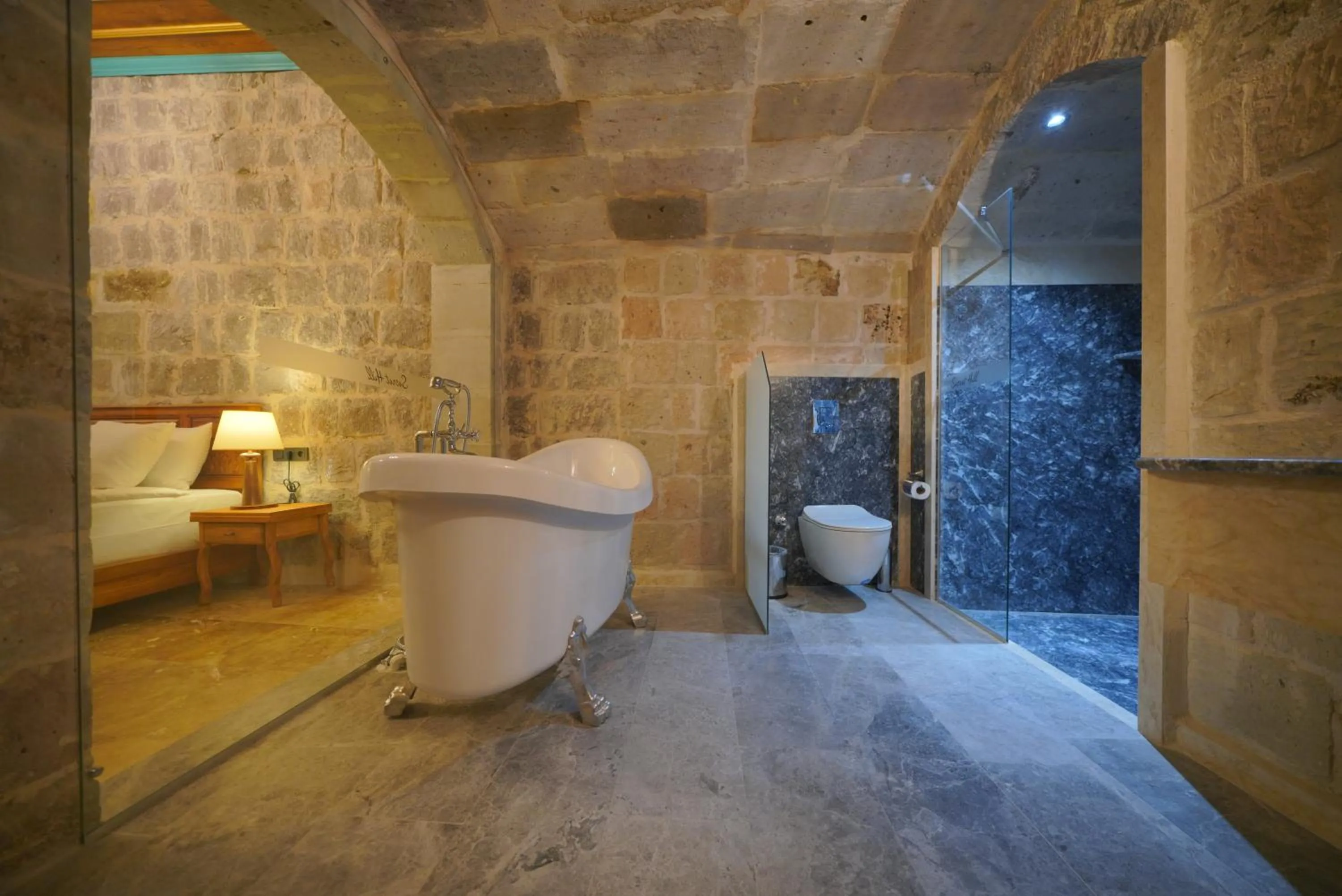 Bath in Cappadocia Secret Hill Cave Suites