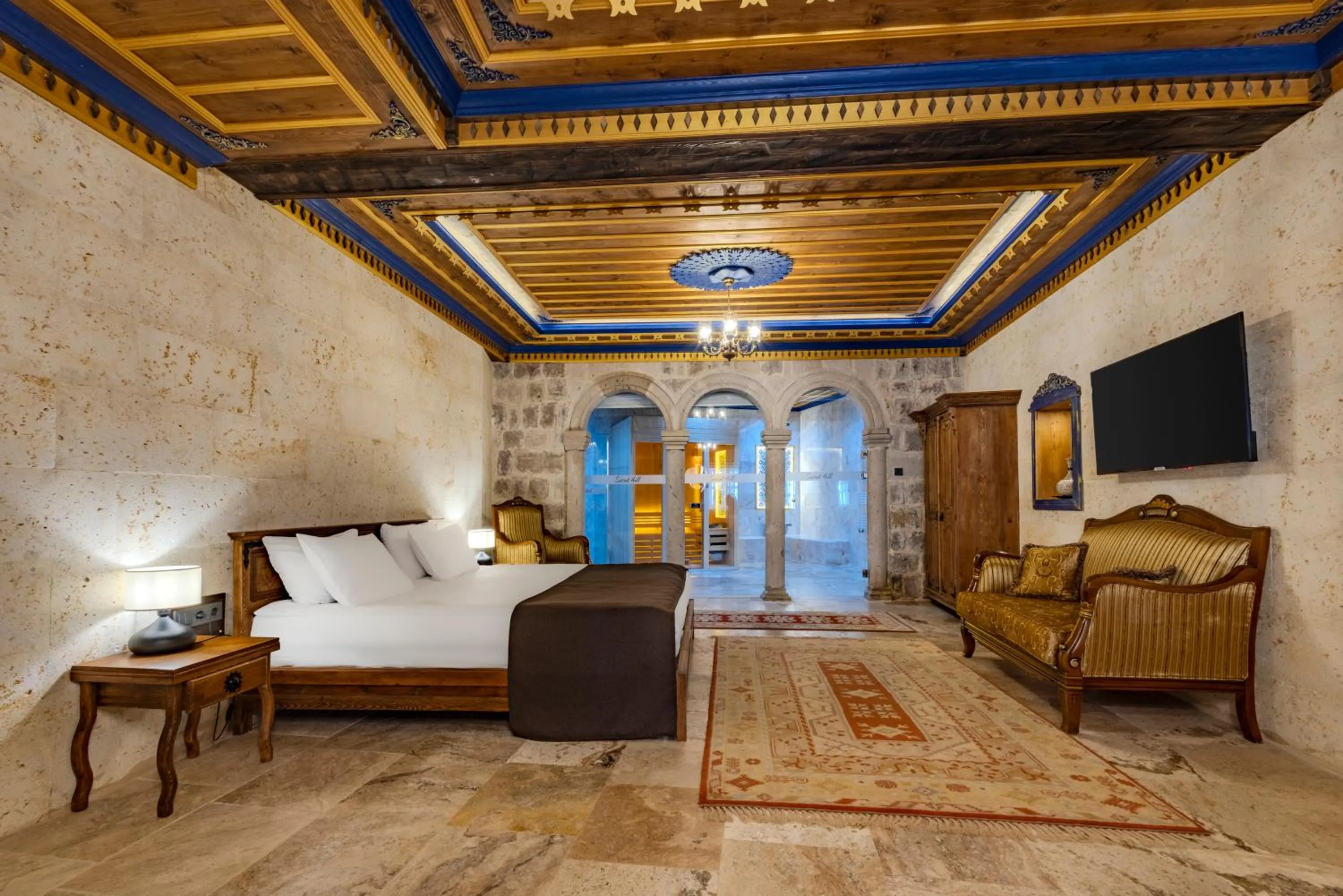 Photo of the whole room in Cappadocia Secret Hill Cave Suites