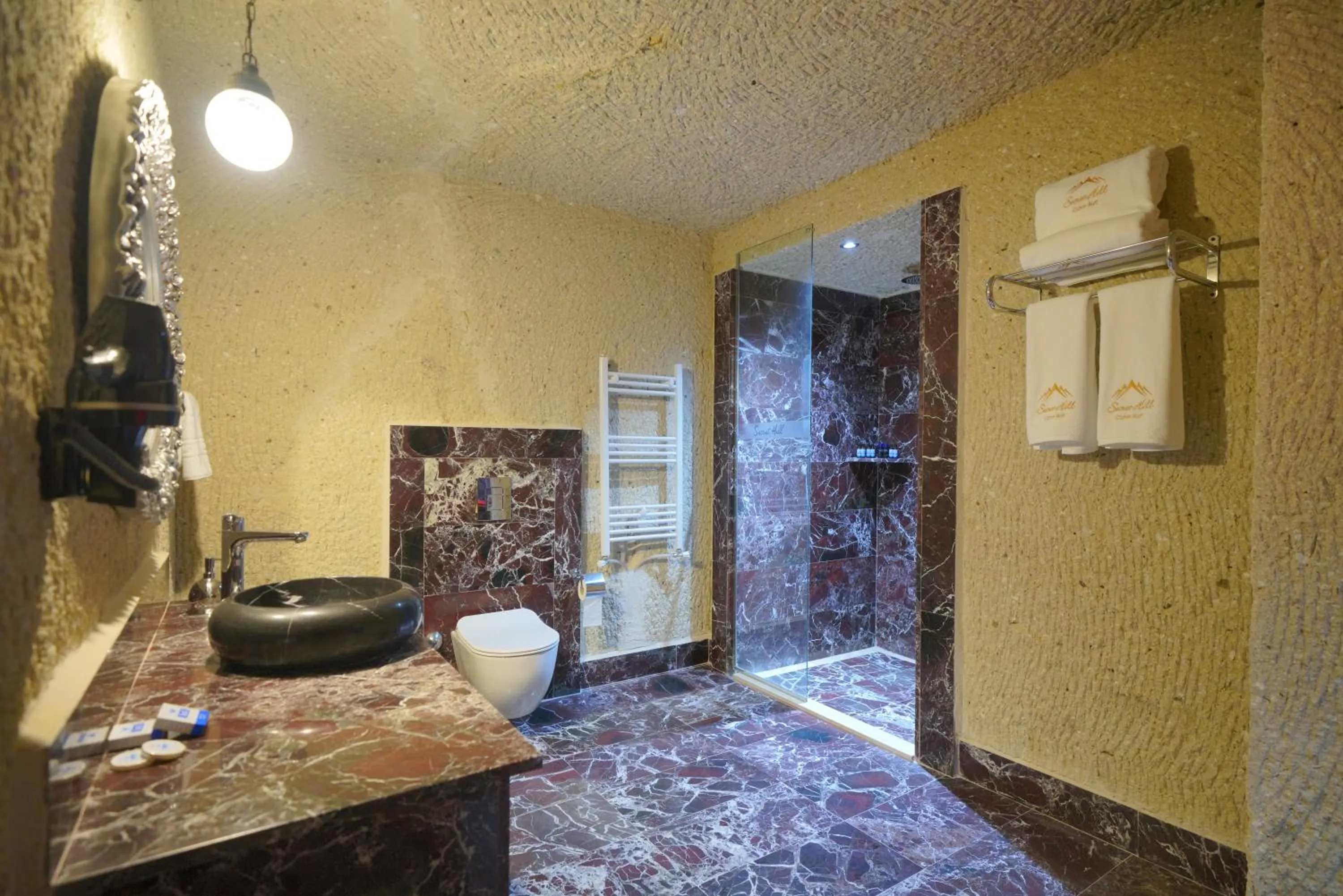 Shower in Cappadocia Secret Hill Cave Suites