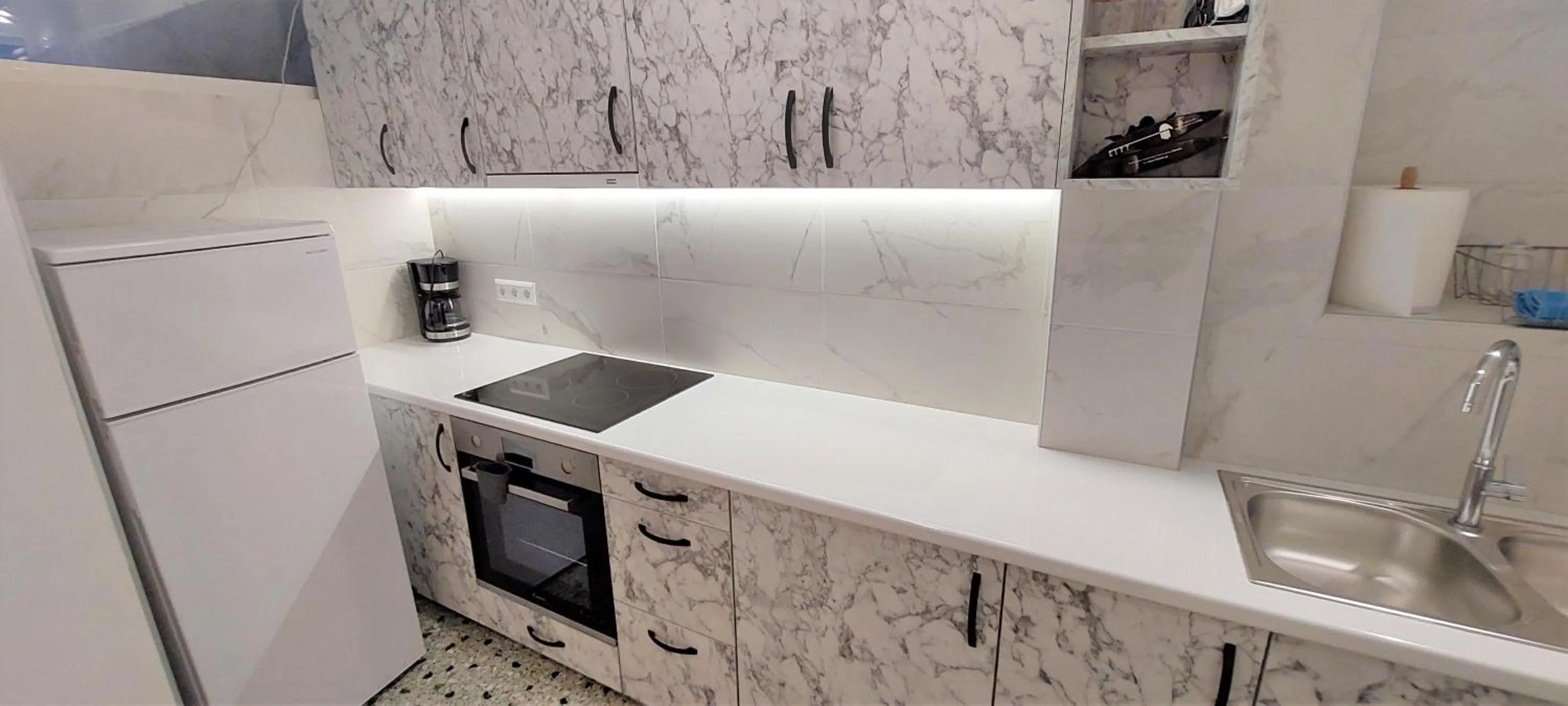 Kitchen or kitchenette in Athens Plaka Family Suites