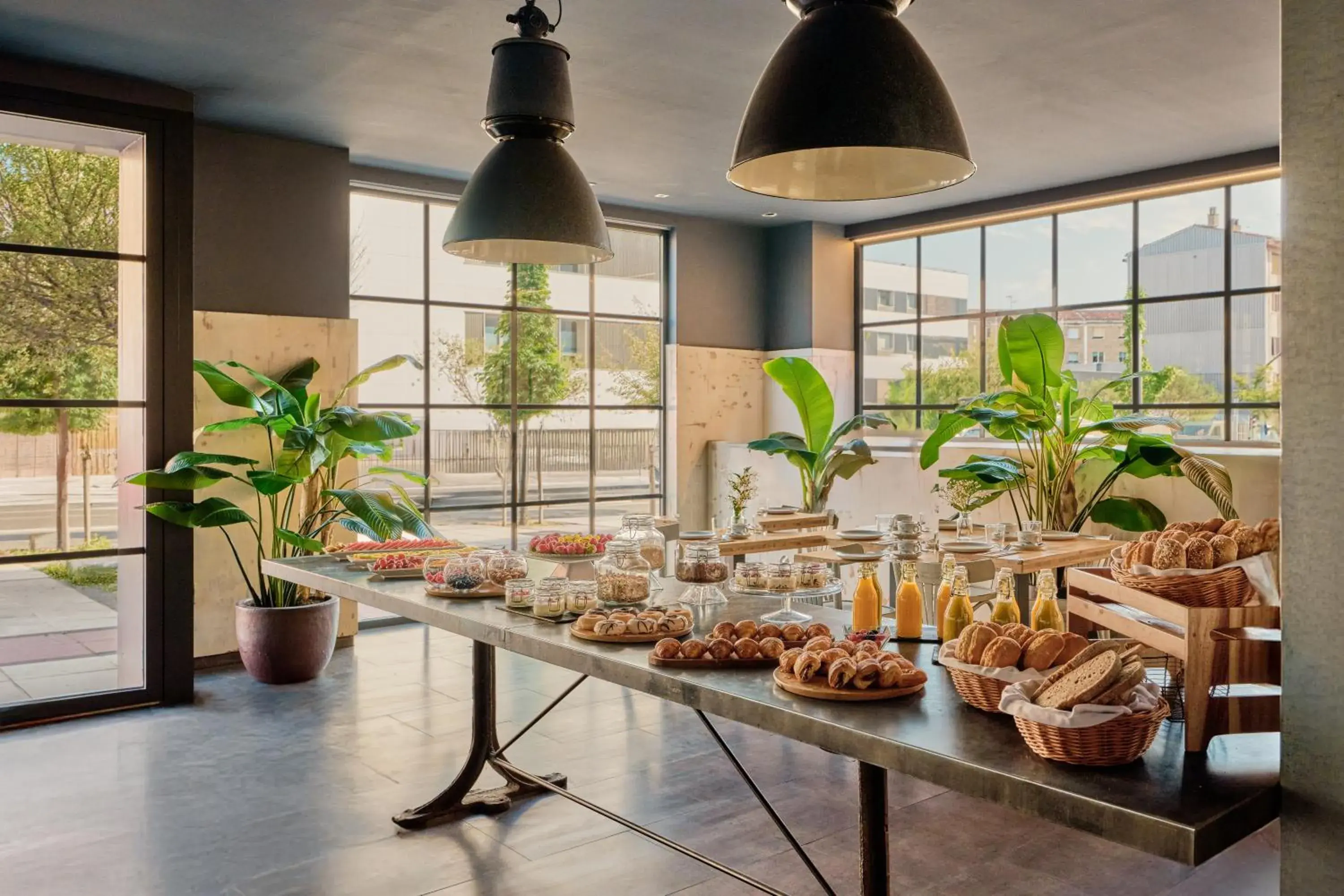 Breakfast in Hotel Pamplona Plaza Breakfast in Hotel Pamplona Plaza