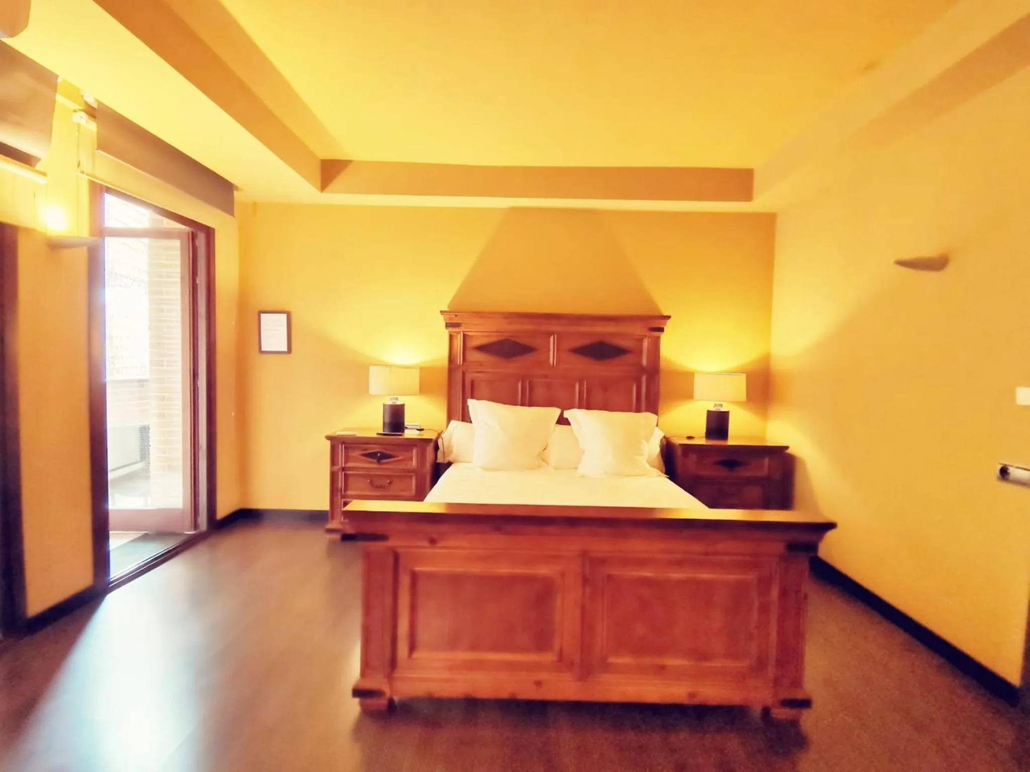 Bed in Hotel La Joyosa Guarda