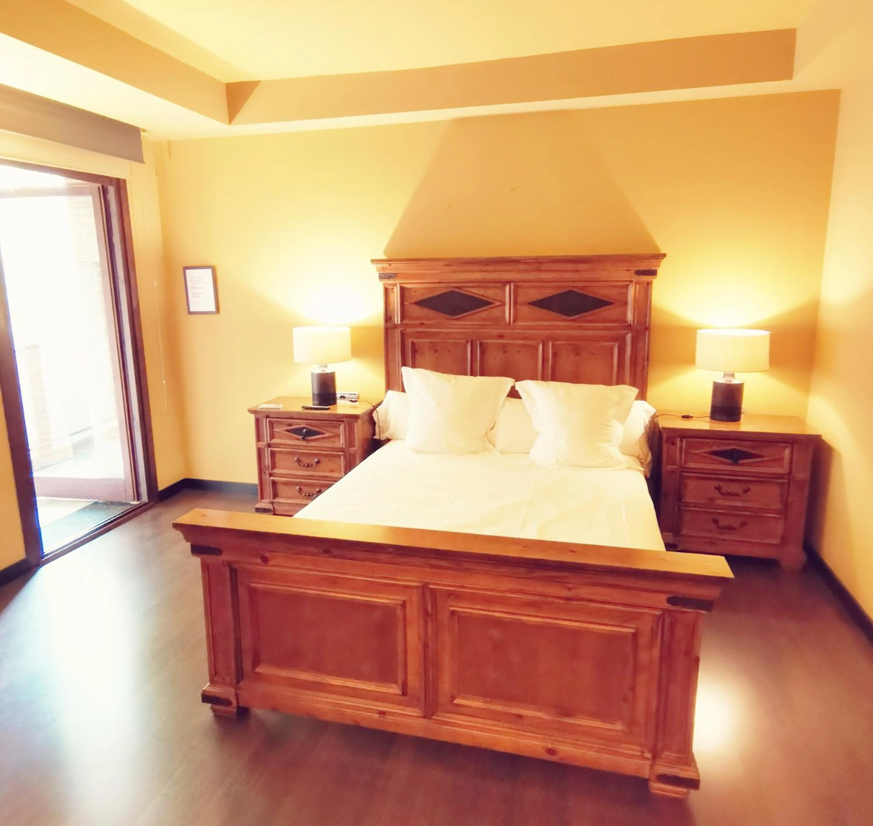 Bed in Hotel La Joyosa Guarda