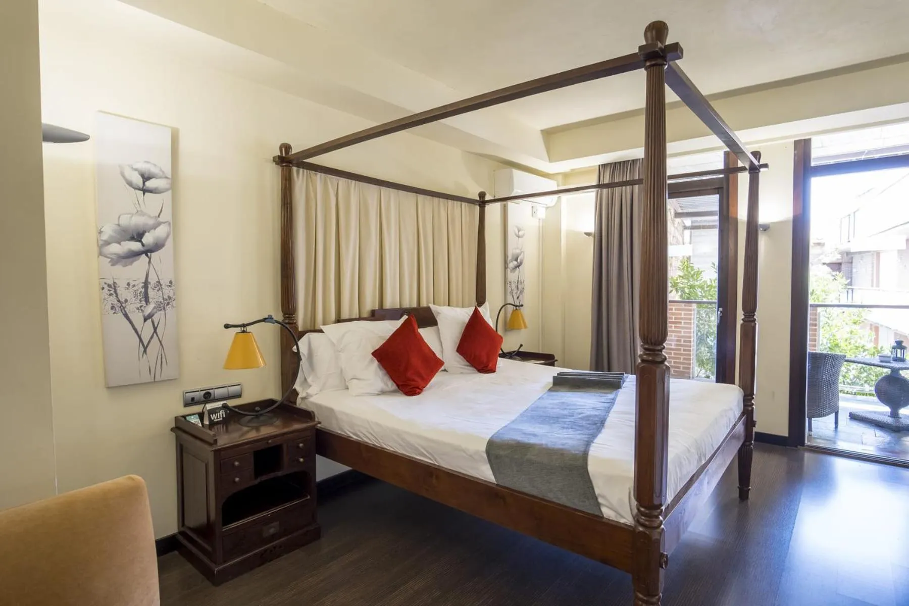 Bed in Hotel Alda Castillo de Olite