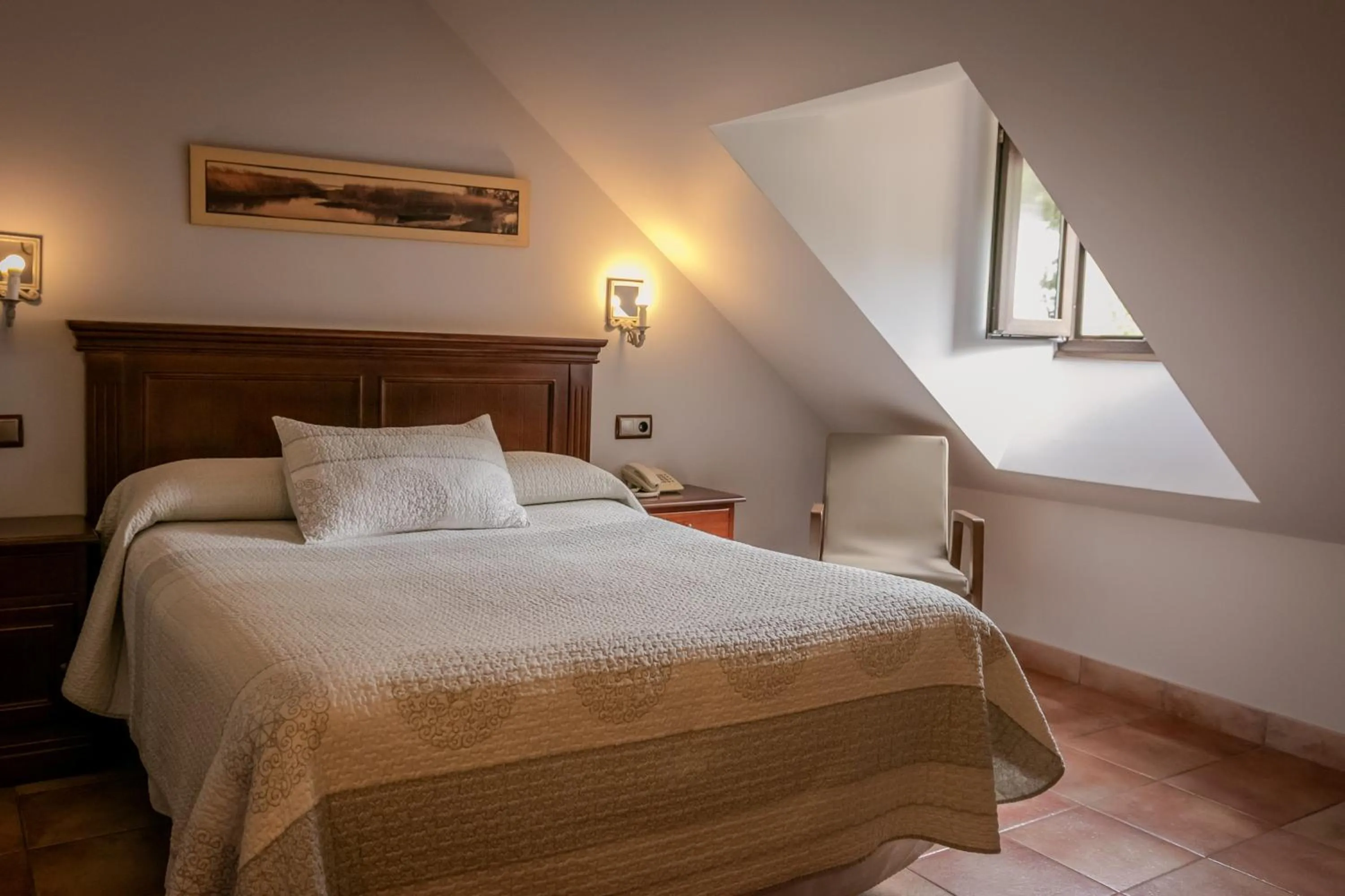 Bed in Hotel Doña Manuela