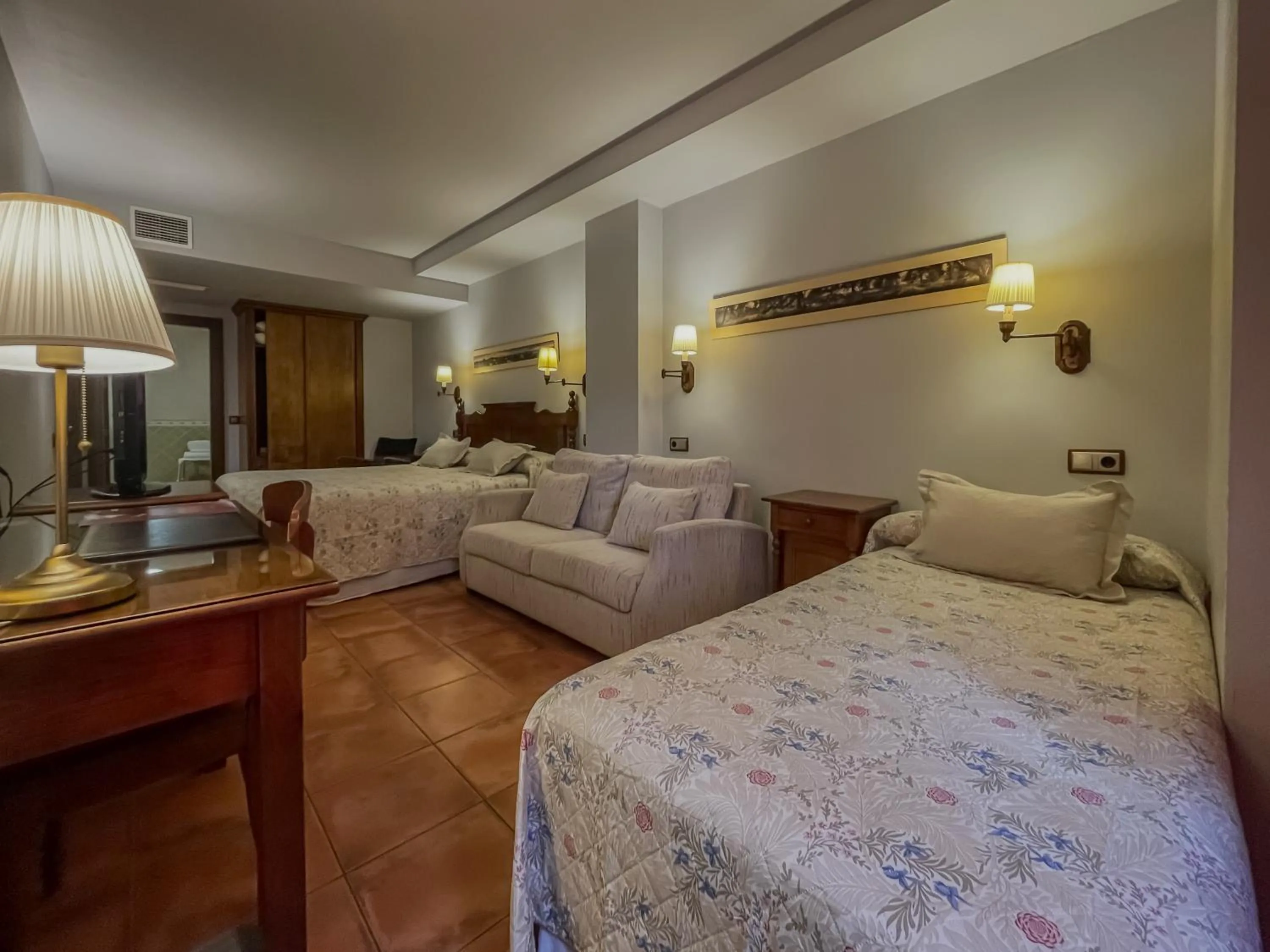 Bed in Hotel Doña Manuela