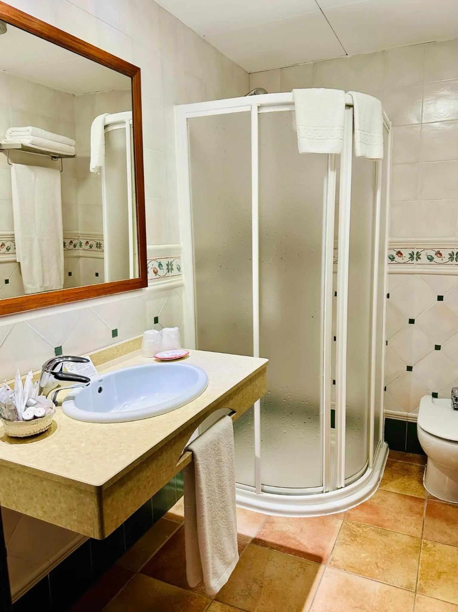 Shower in Hotel Doña Manuela