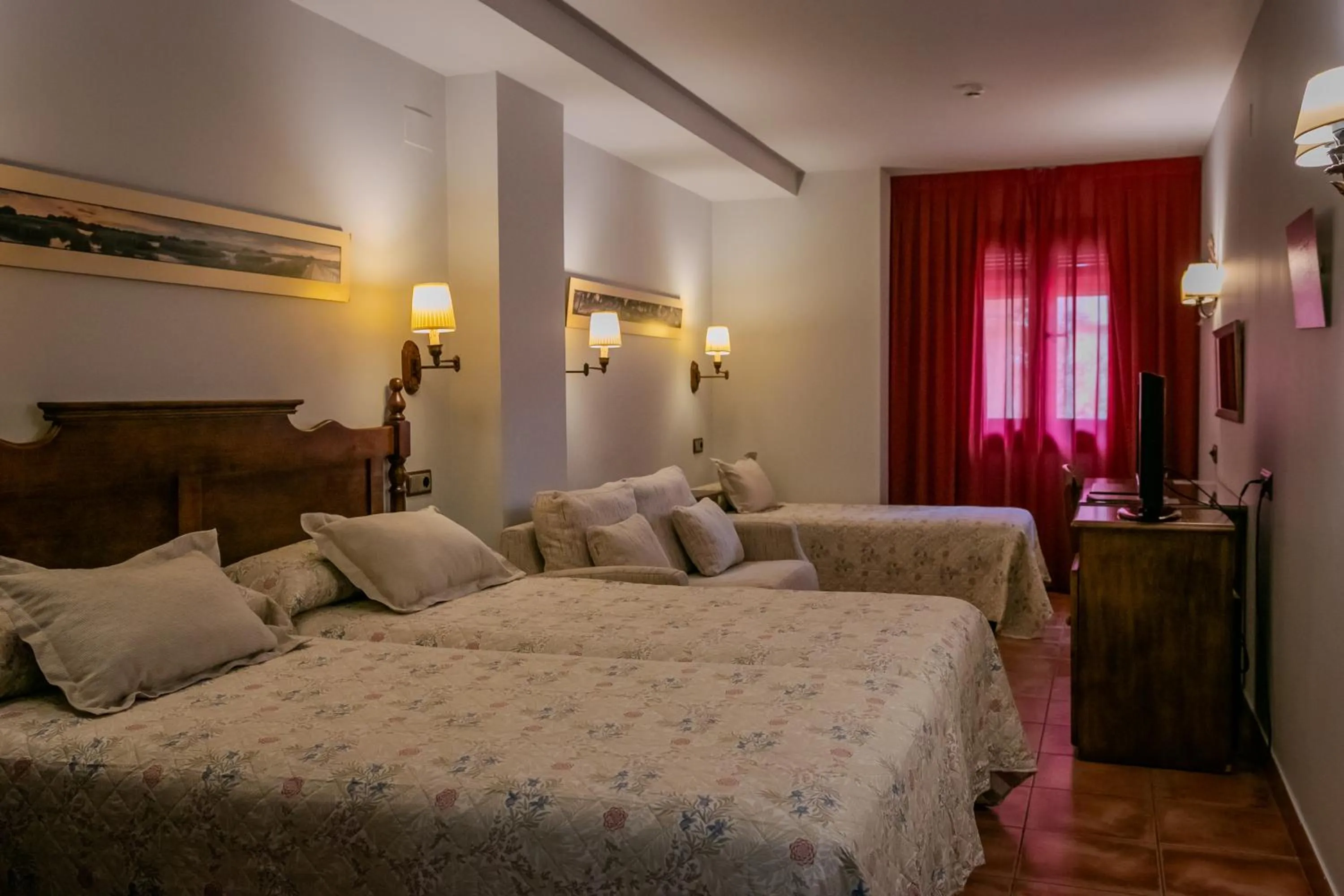 Bed in Hotel Doña Manuela