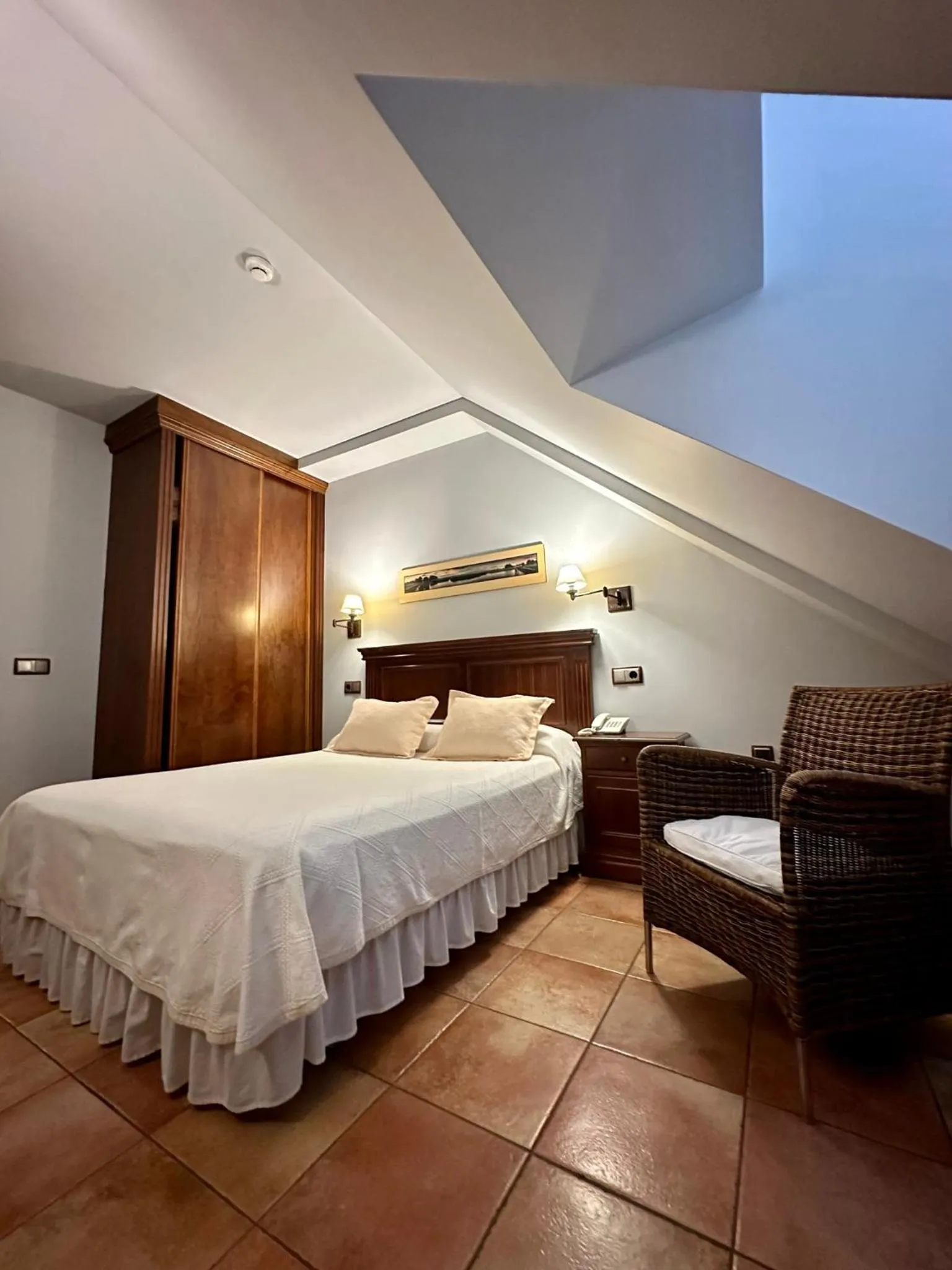 Bed in Hotel Doña Manuela