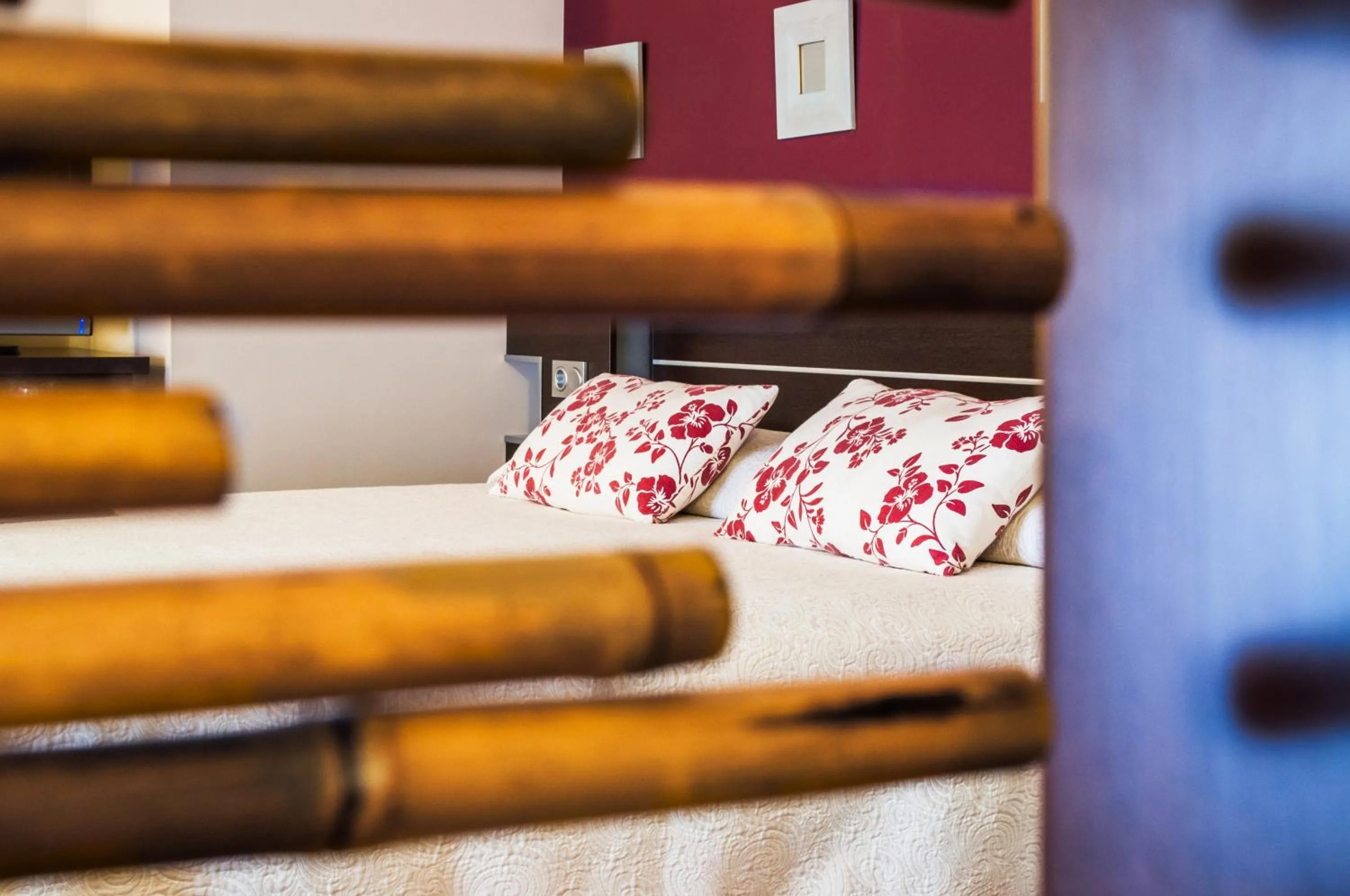 Decorative detail, Bed in Hotel Doña Manuela
