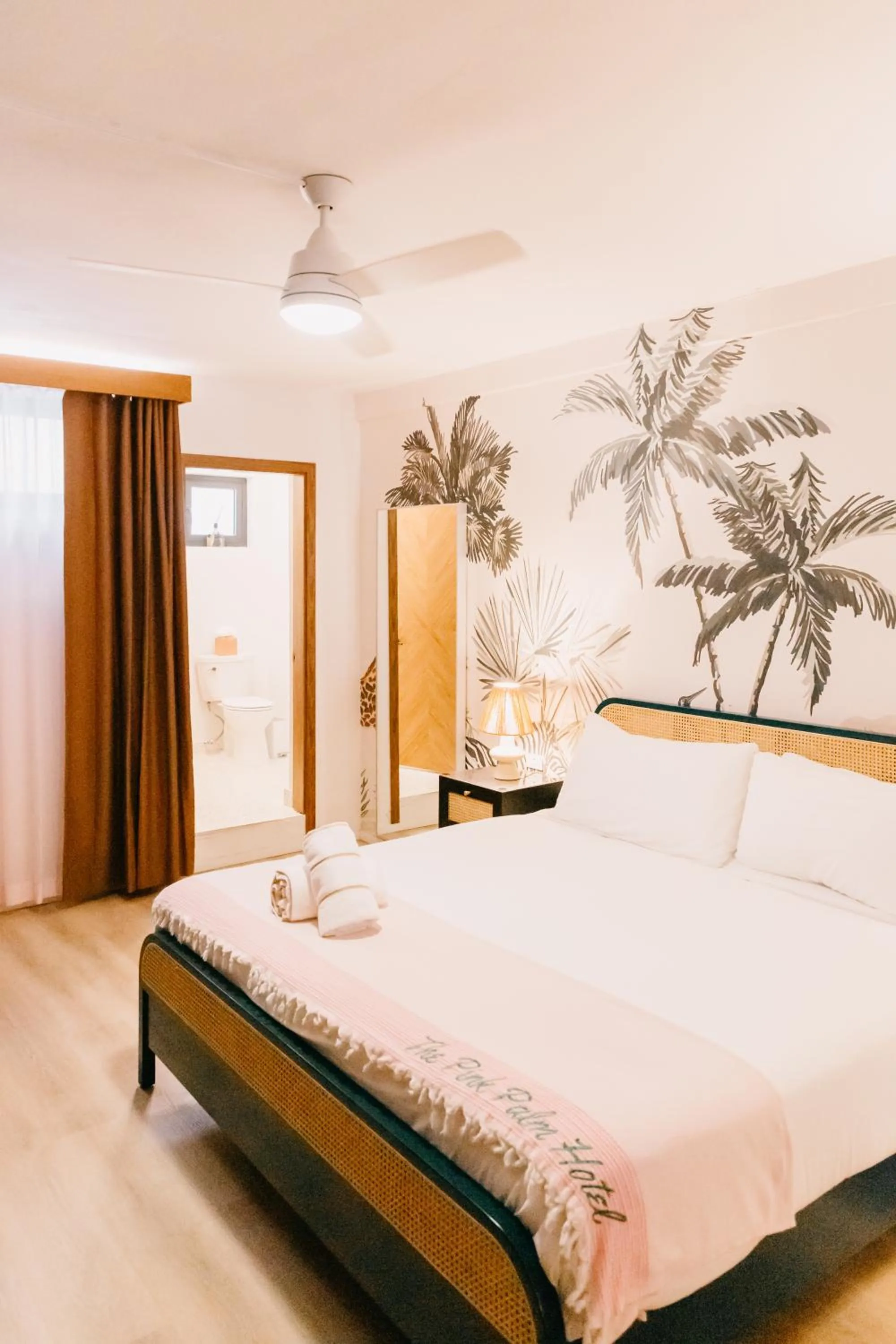 Bedroom, Bed in The Pink Palm Hotel - Adults Only