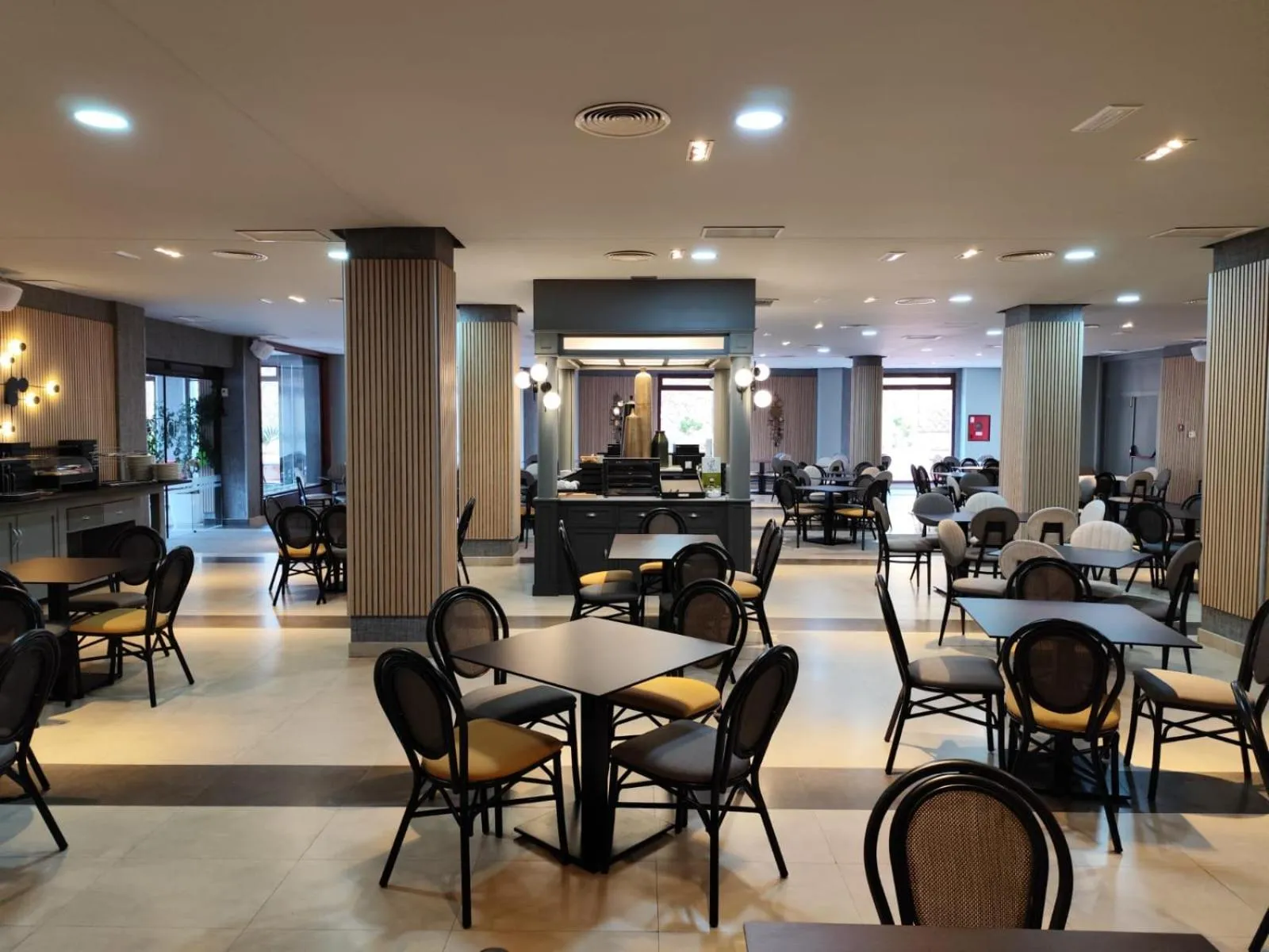 Buffet breakfast in Hotel Hidalgo