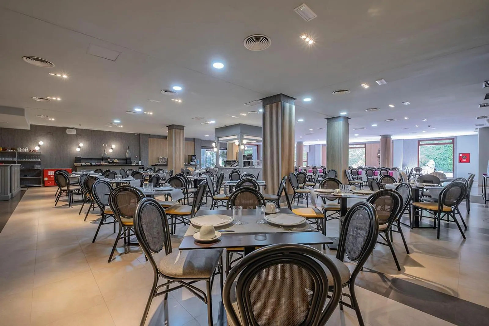 Buffet breakfast in Hotel Hidalgo