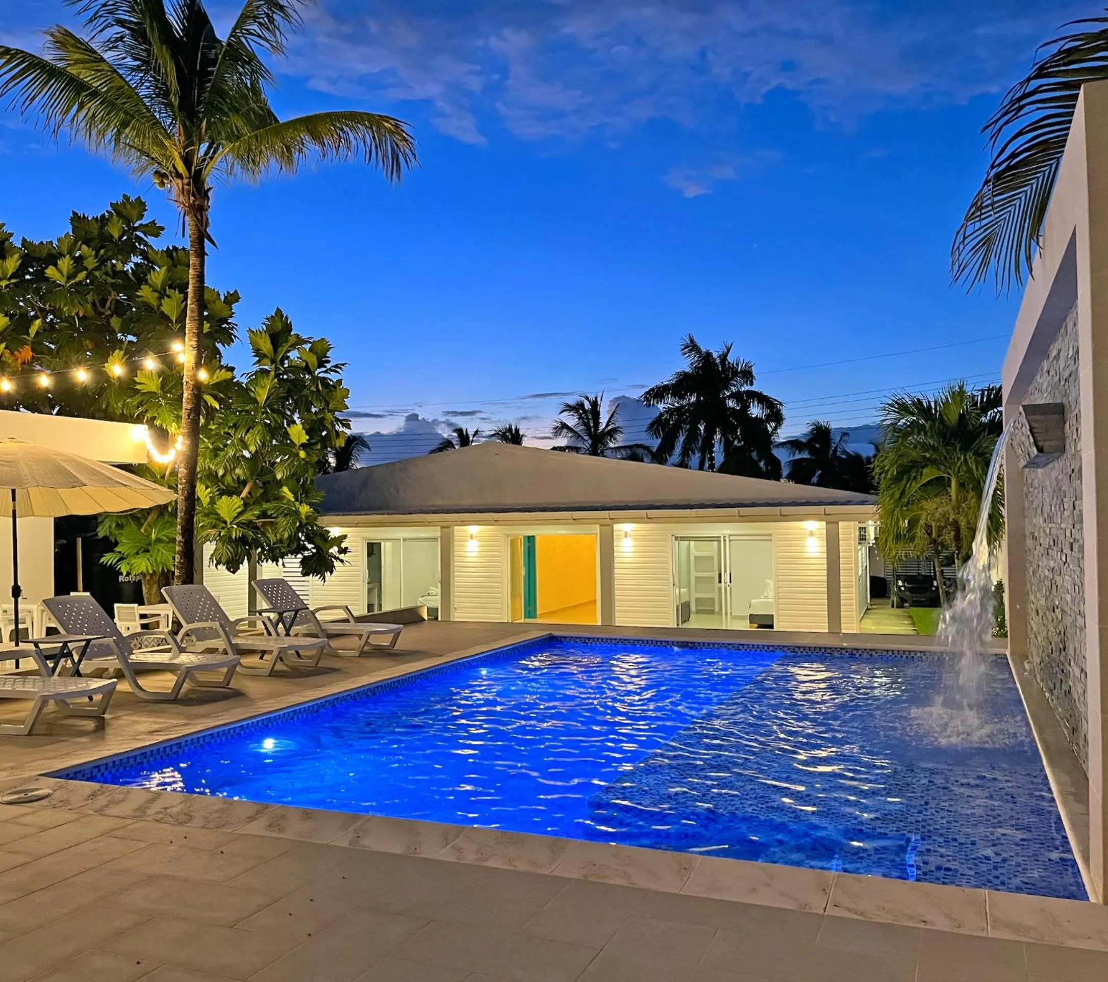 Pool view in Zaba Beach House