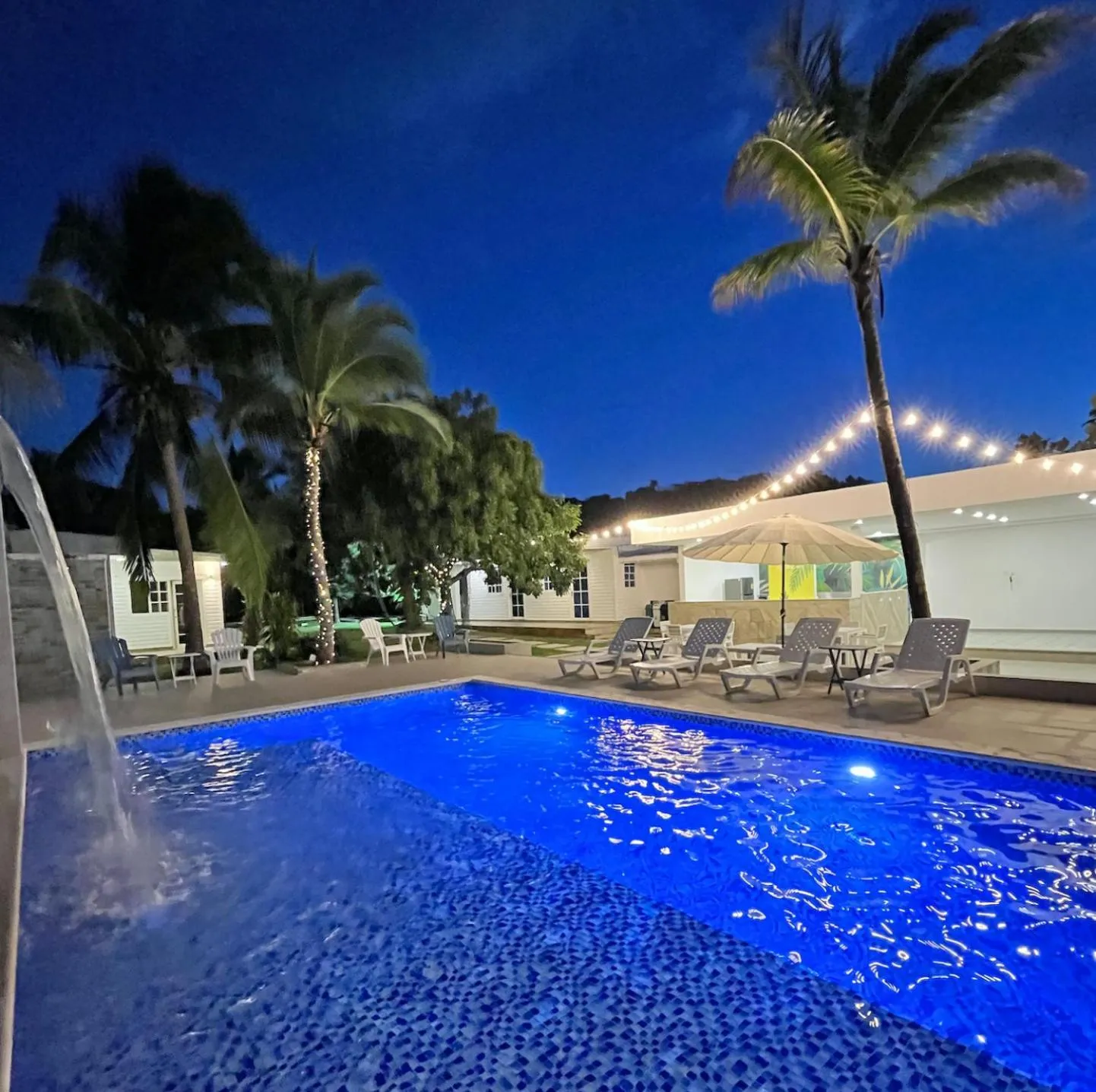 Pool view in Zaba Beach House
