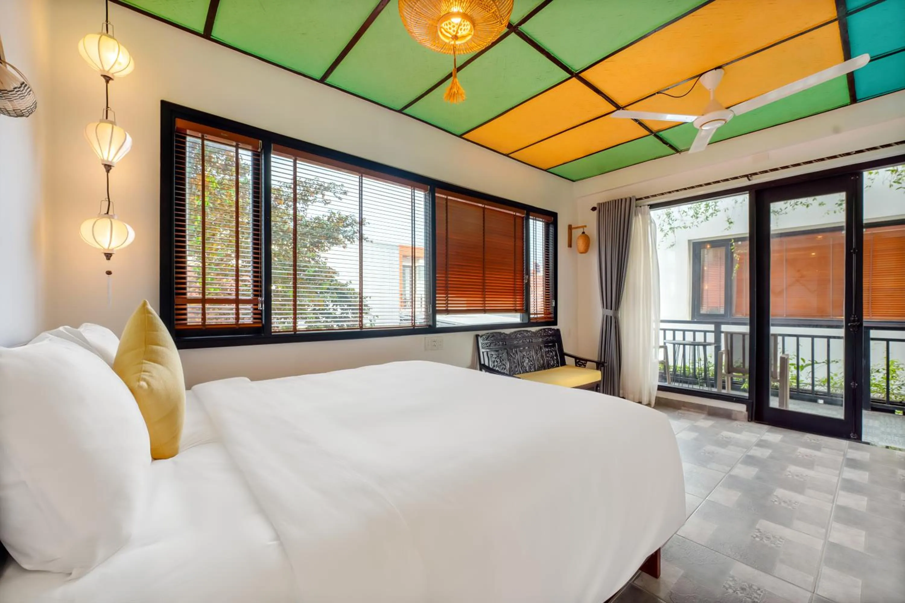 Photo of the whole room, Bed in Sunkised Paddy Hoi An Villa