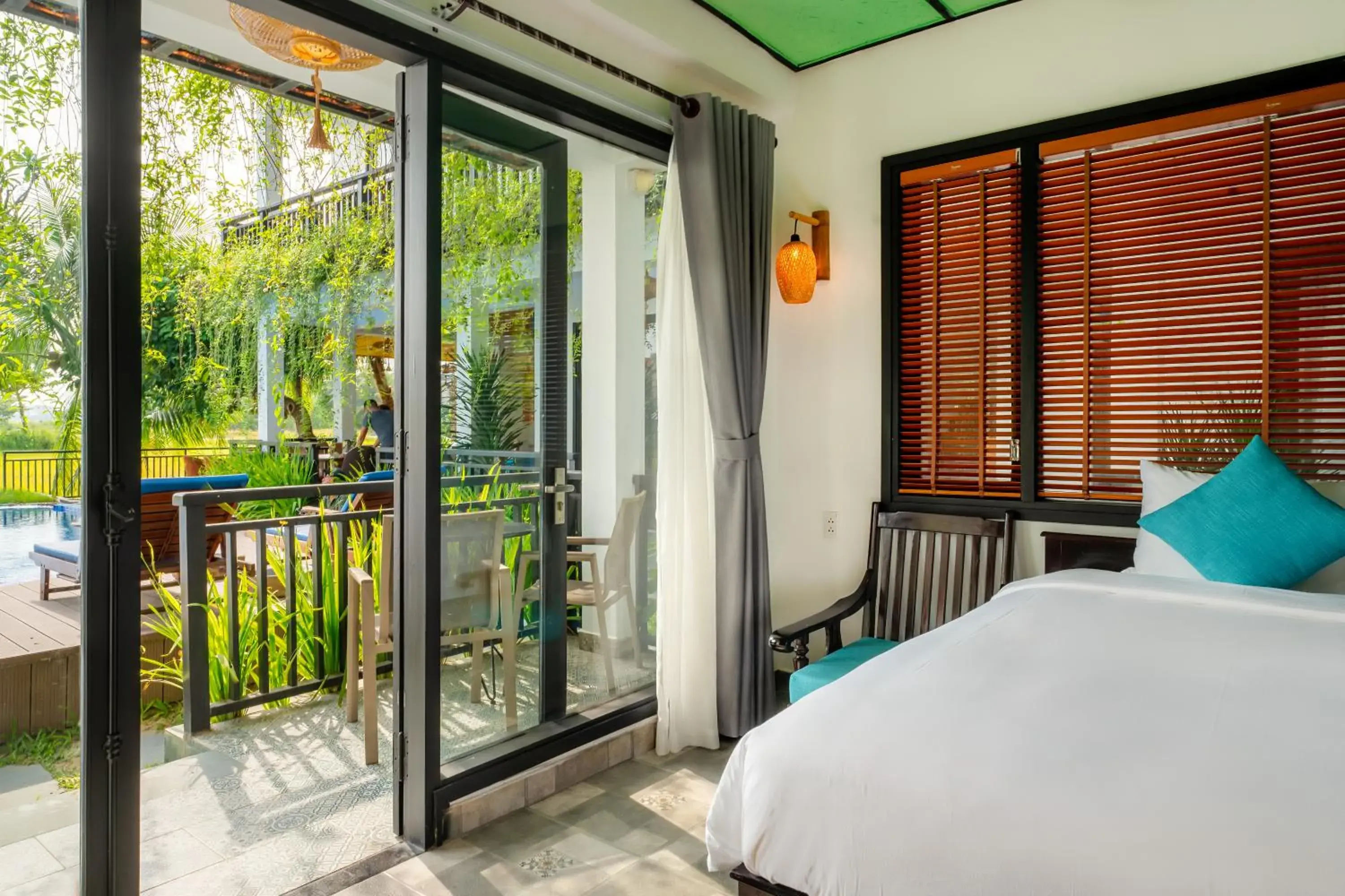 Garden, Bed in Sunkised Paddy Hoi An Villa Garden, Bed in Sunkised Paddy Hoi An Villa