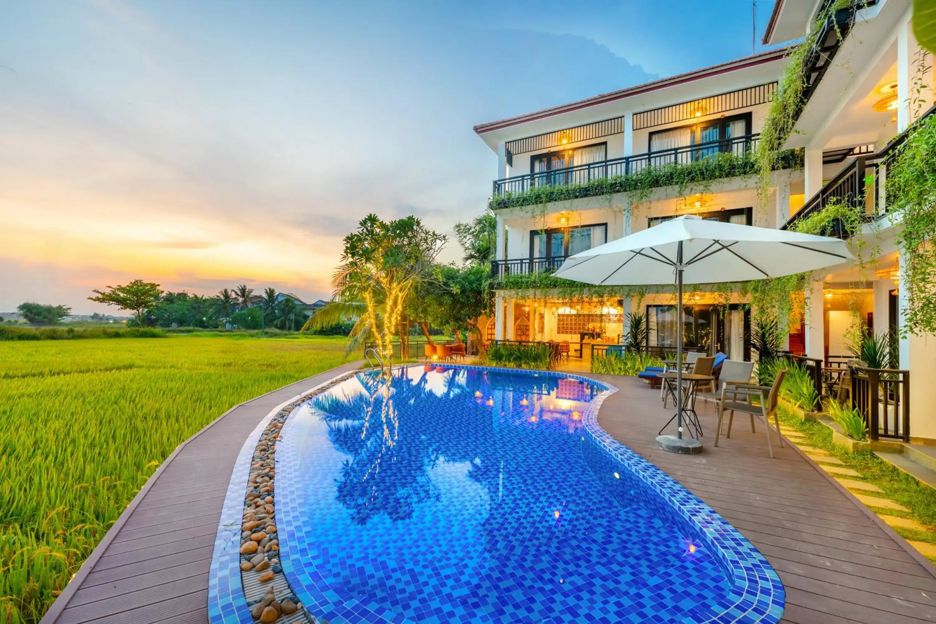 Property building in Sunkised Paddy Hoi An Villa Property building in Sunkised Paddy Hoi An Villa