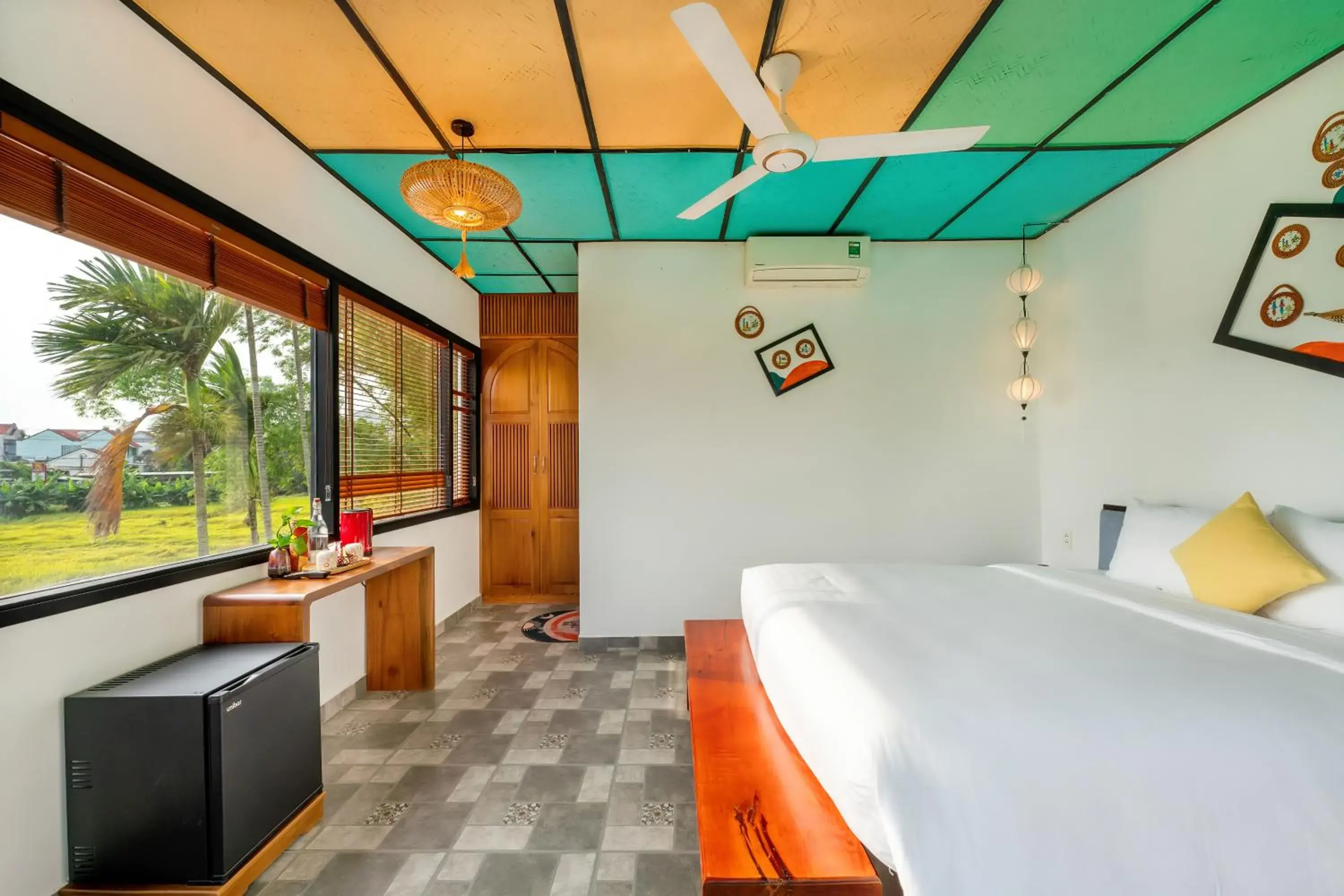 Coffee/tea facilities, Bed in Sunkised Paddy Hoi An Villa Coffee/tea facilities, Bed in Sunkised Paddy Hoi An Villa