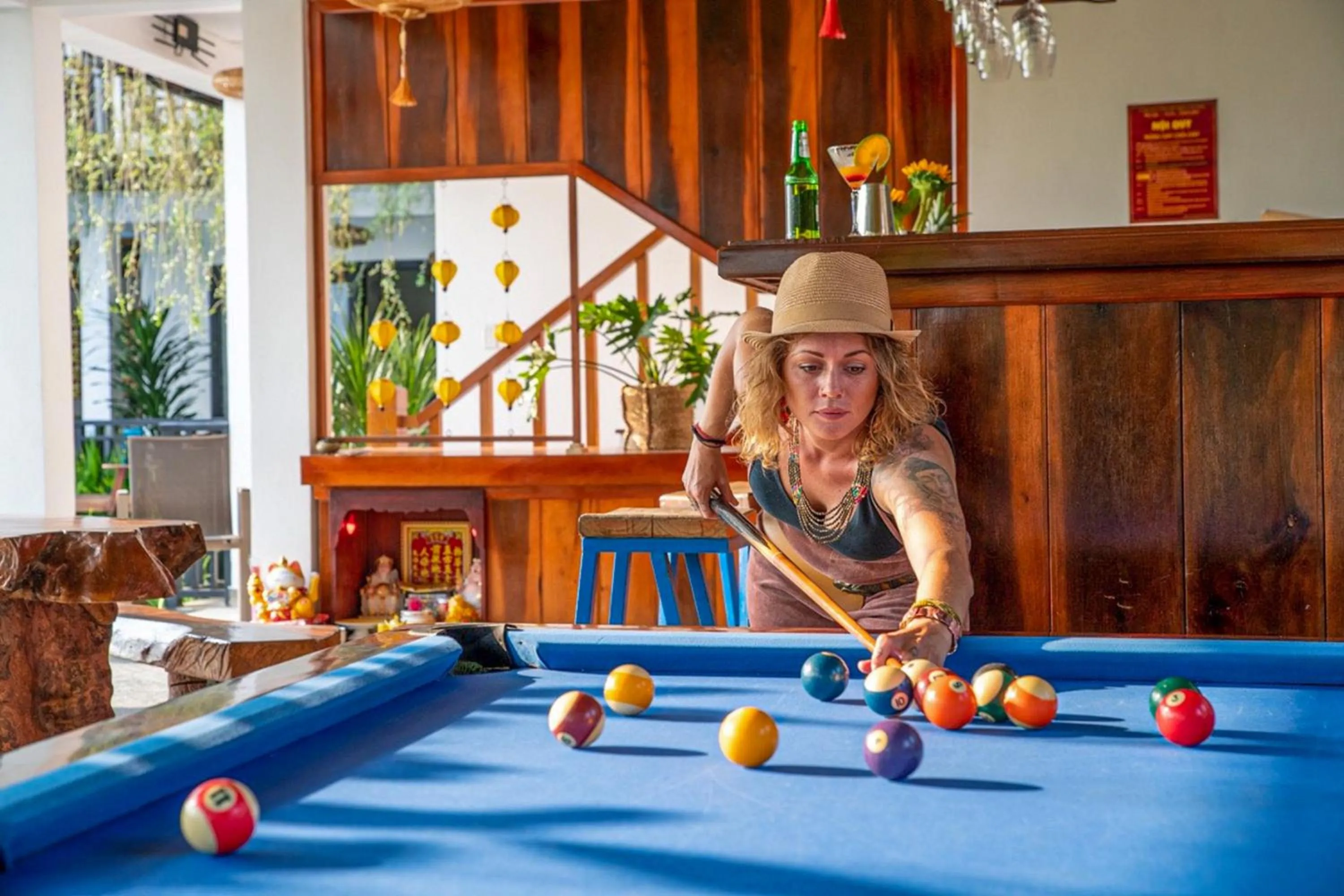 Billiard in Sunkised Paddy Hoi An Villa