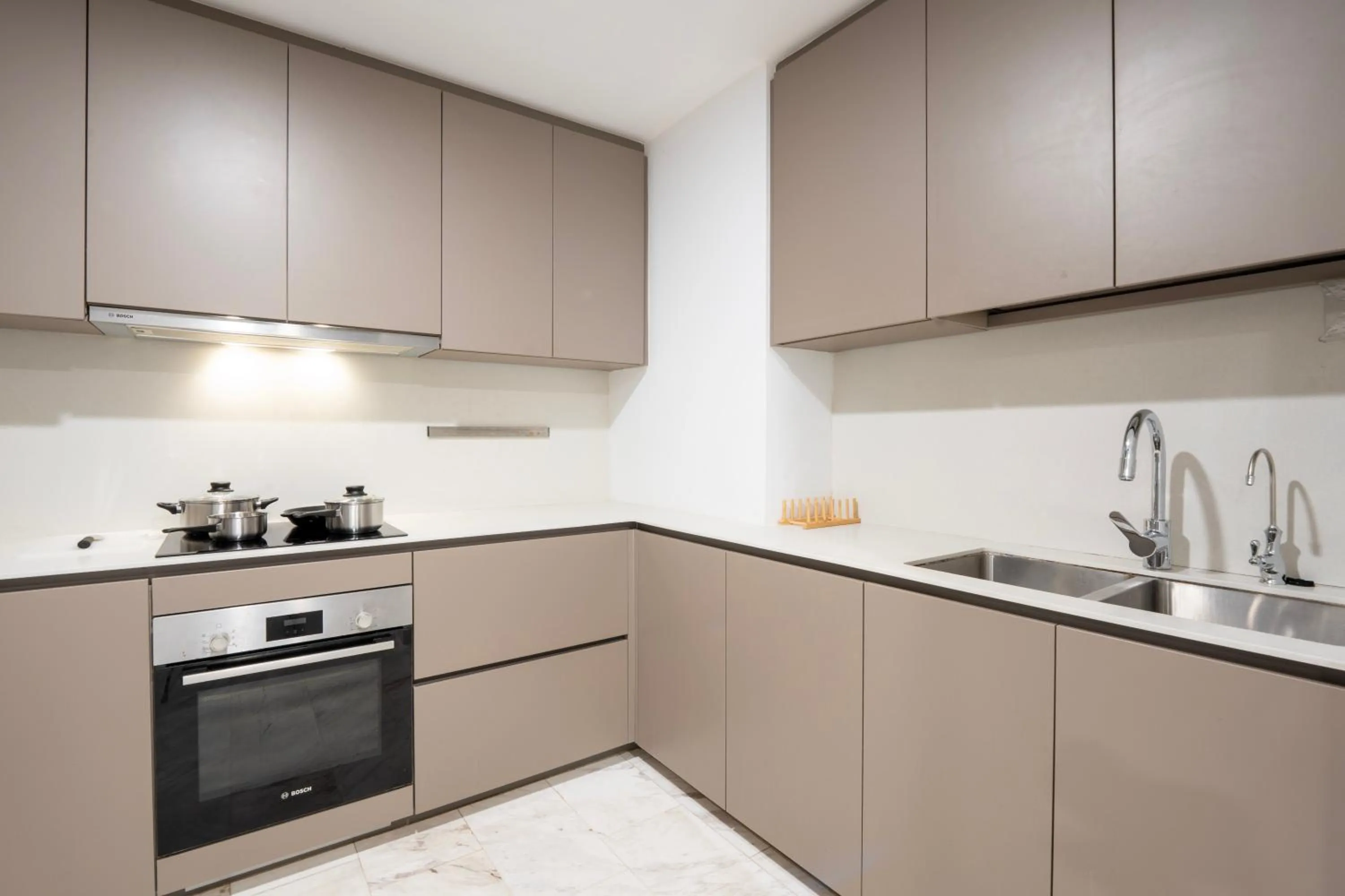 Kitchen or kitchenette in MOONWAY SUITES At EATON KLCC