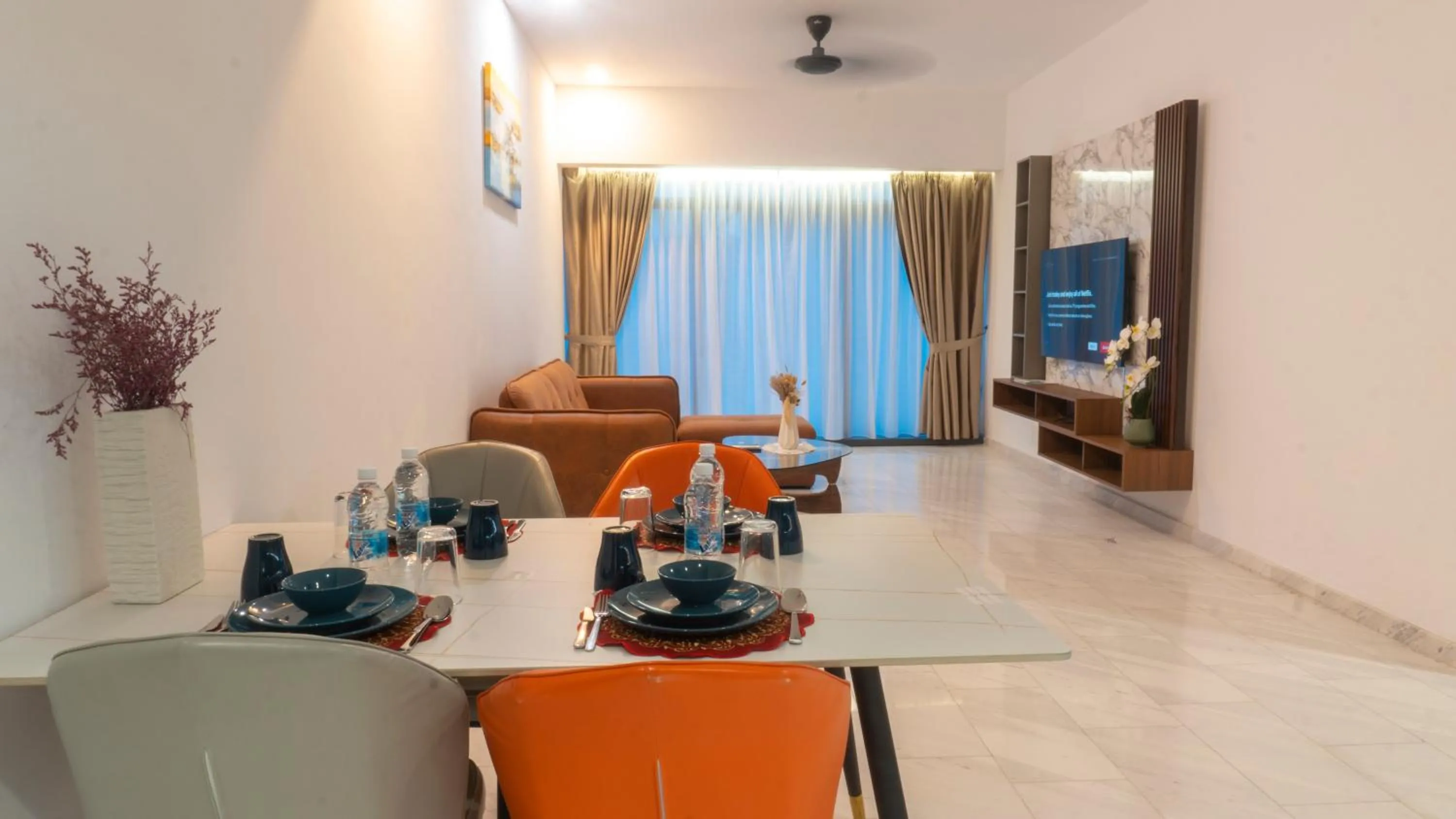 Living room in MOONWAY SUITES At EATON KLCC