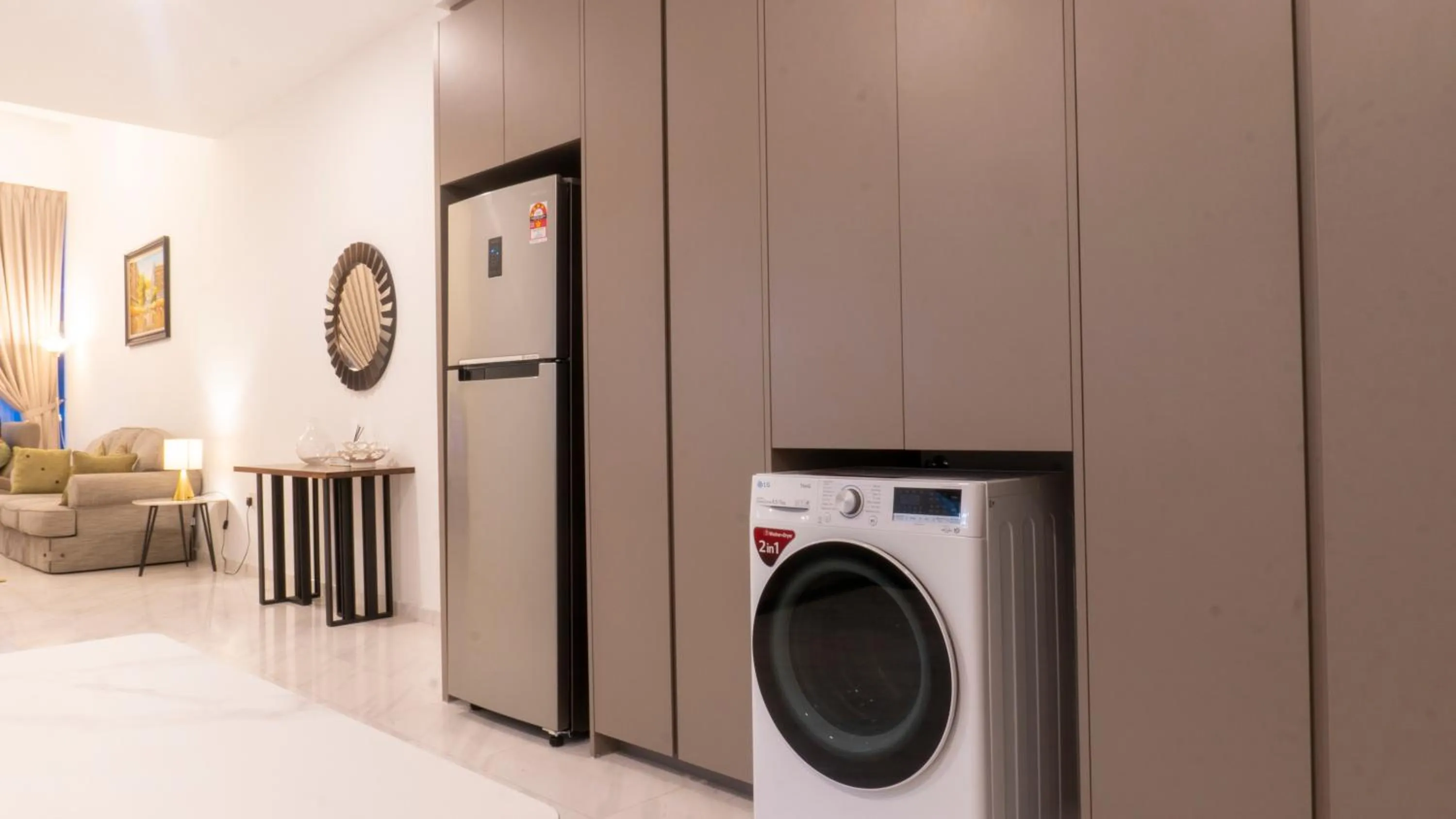 washing machine in MOONWAY SUITES At EATON KLCC