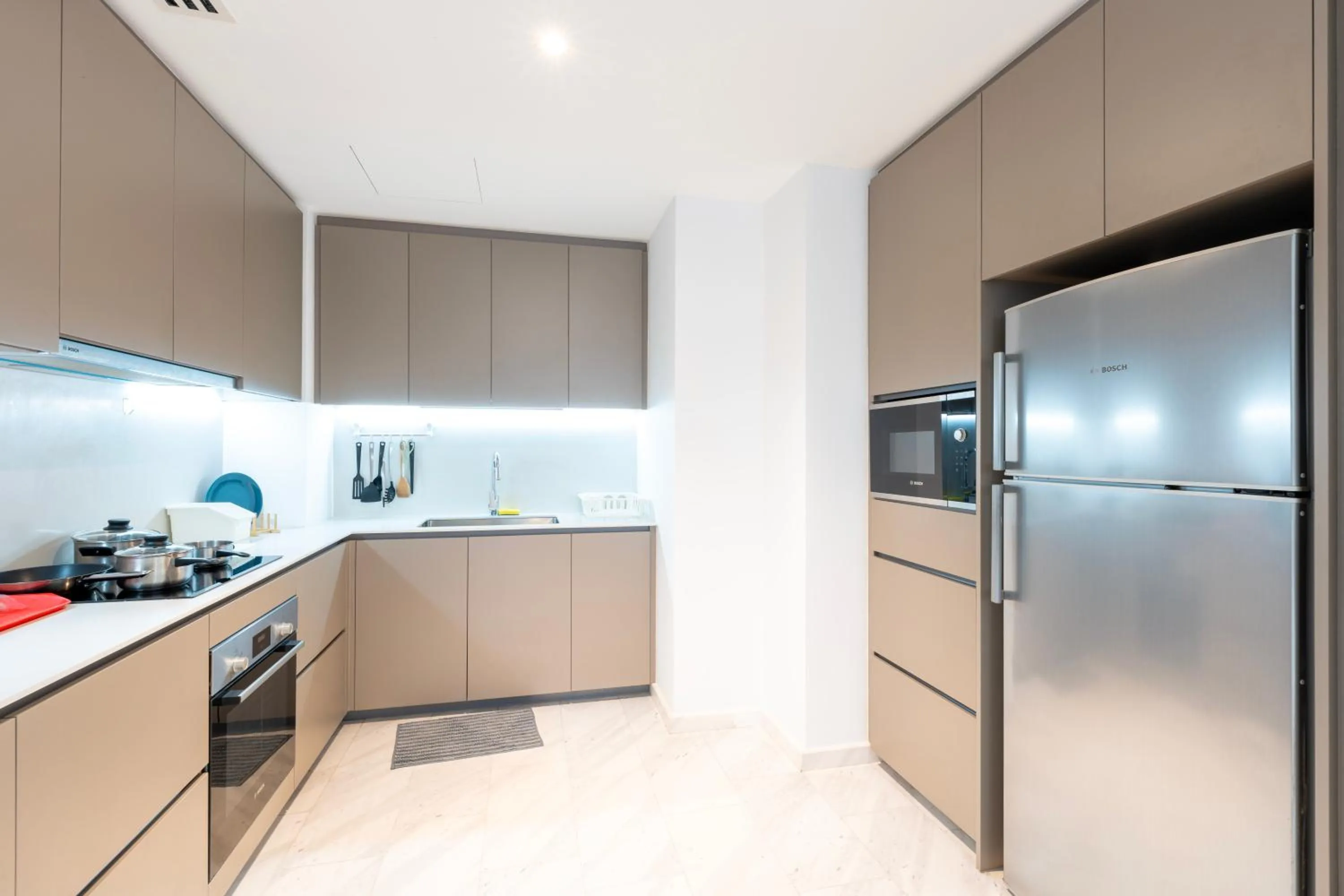 Kitchen or kitchenette in MOONWAY SUITES At EATON KLCC